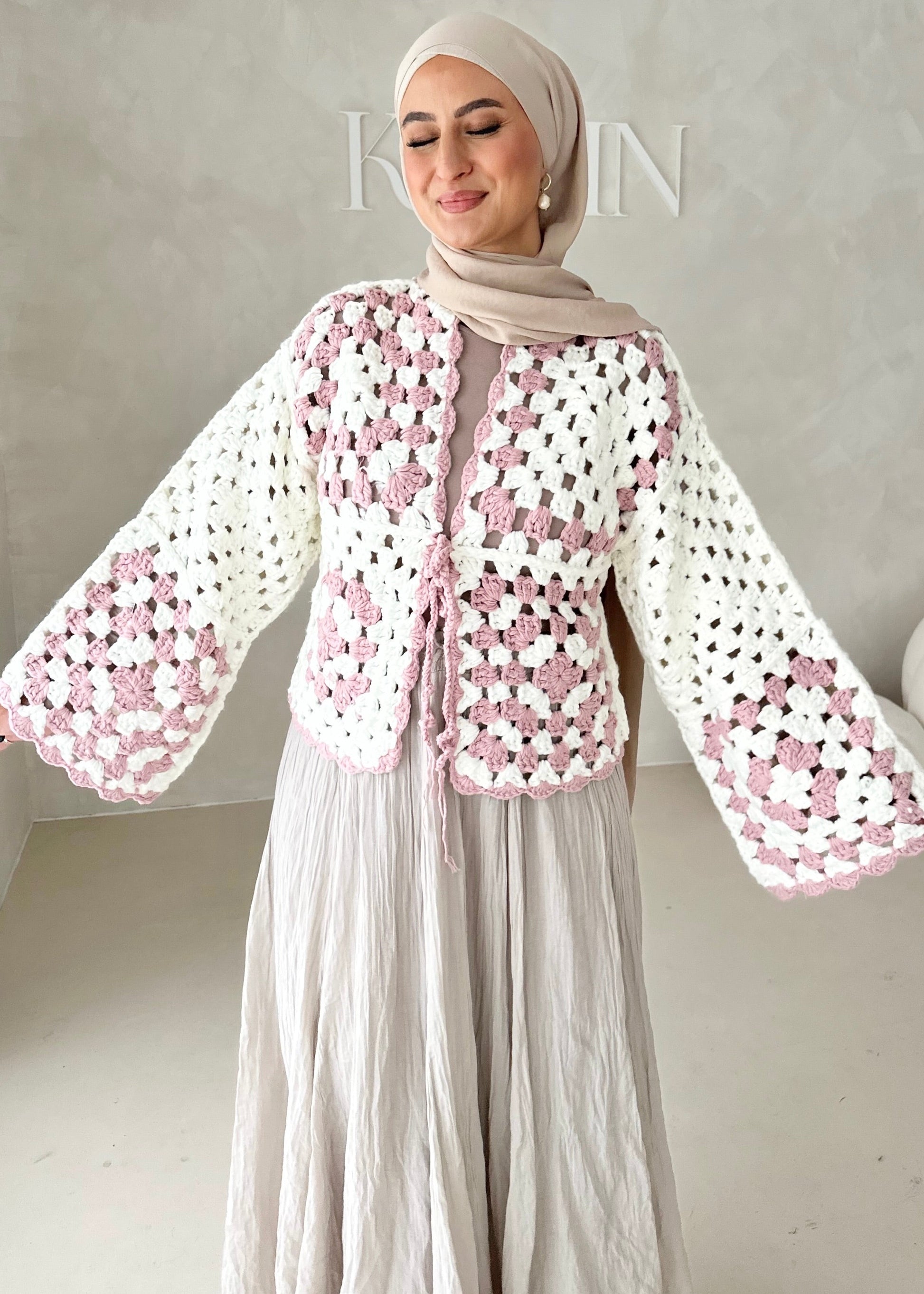 Cardigan Boho fait à la main