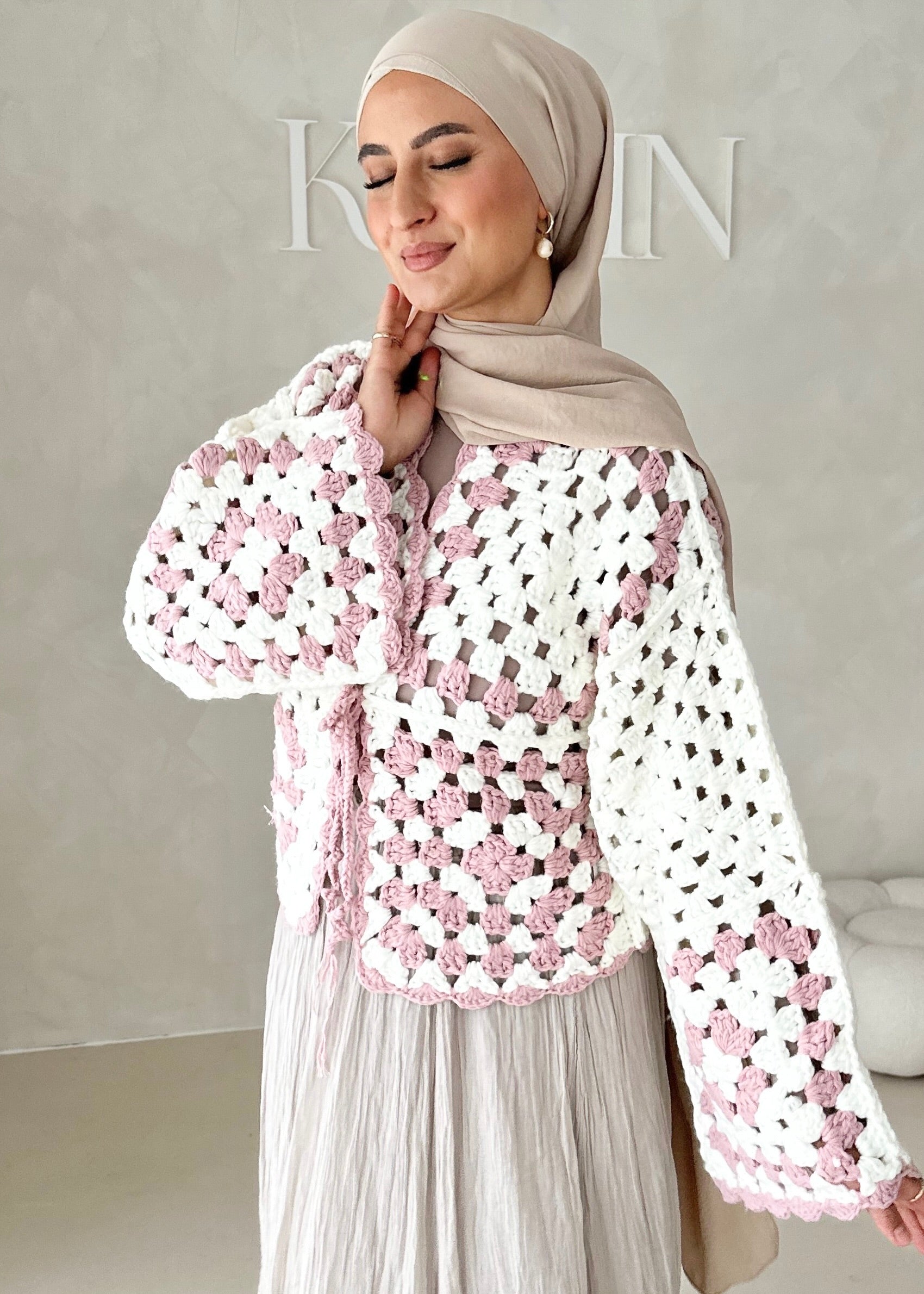 Cardigan Boho fait à la main