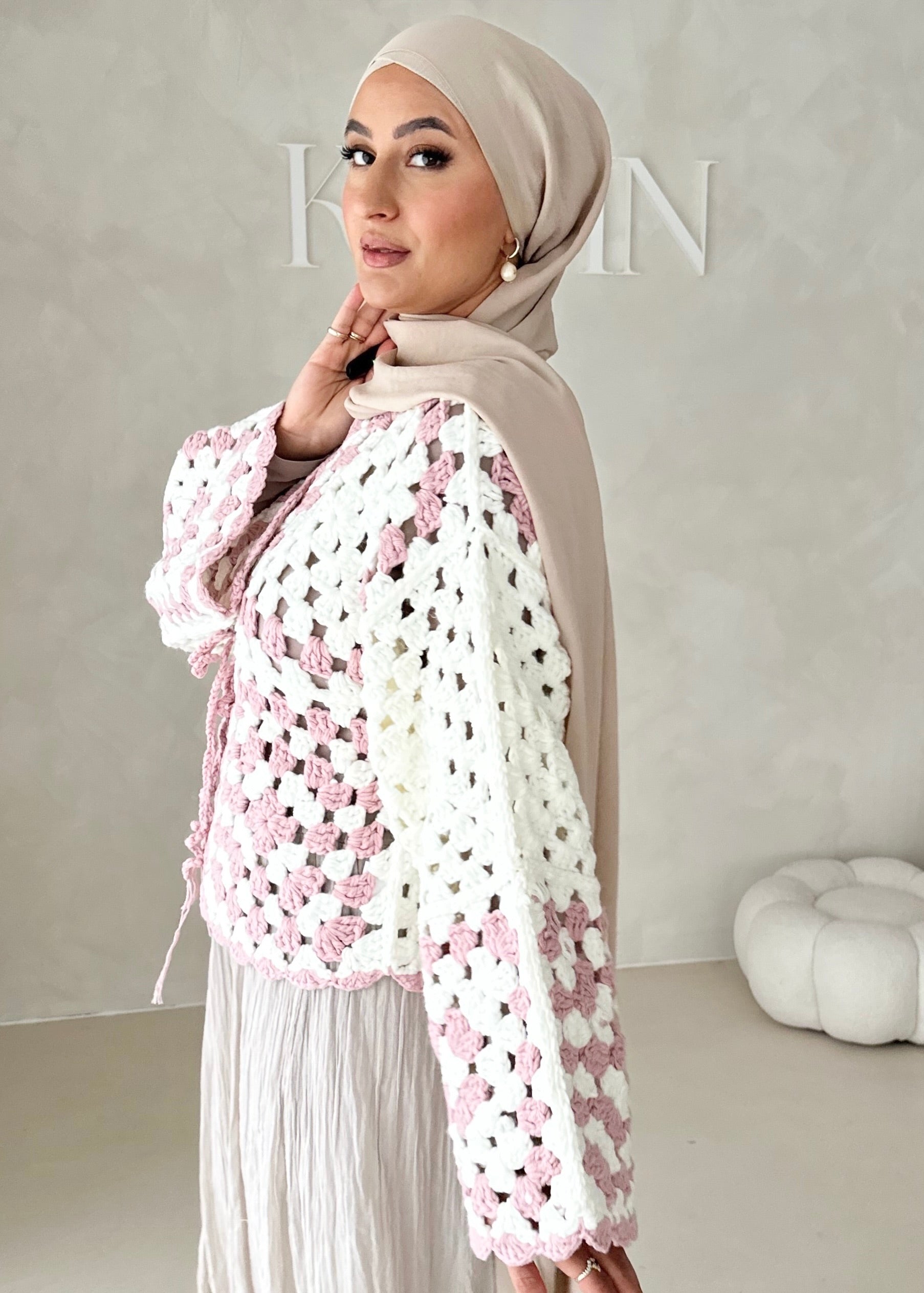 Cardigan Boho fait à la main