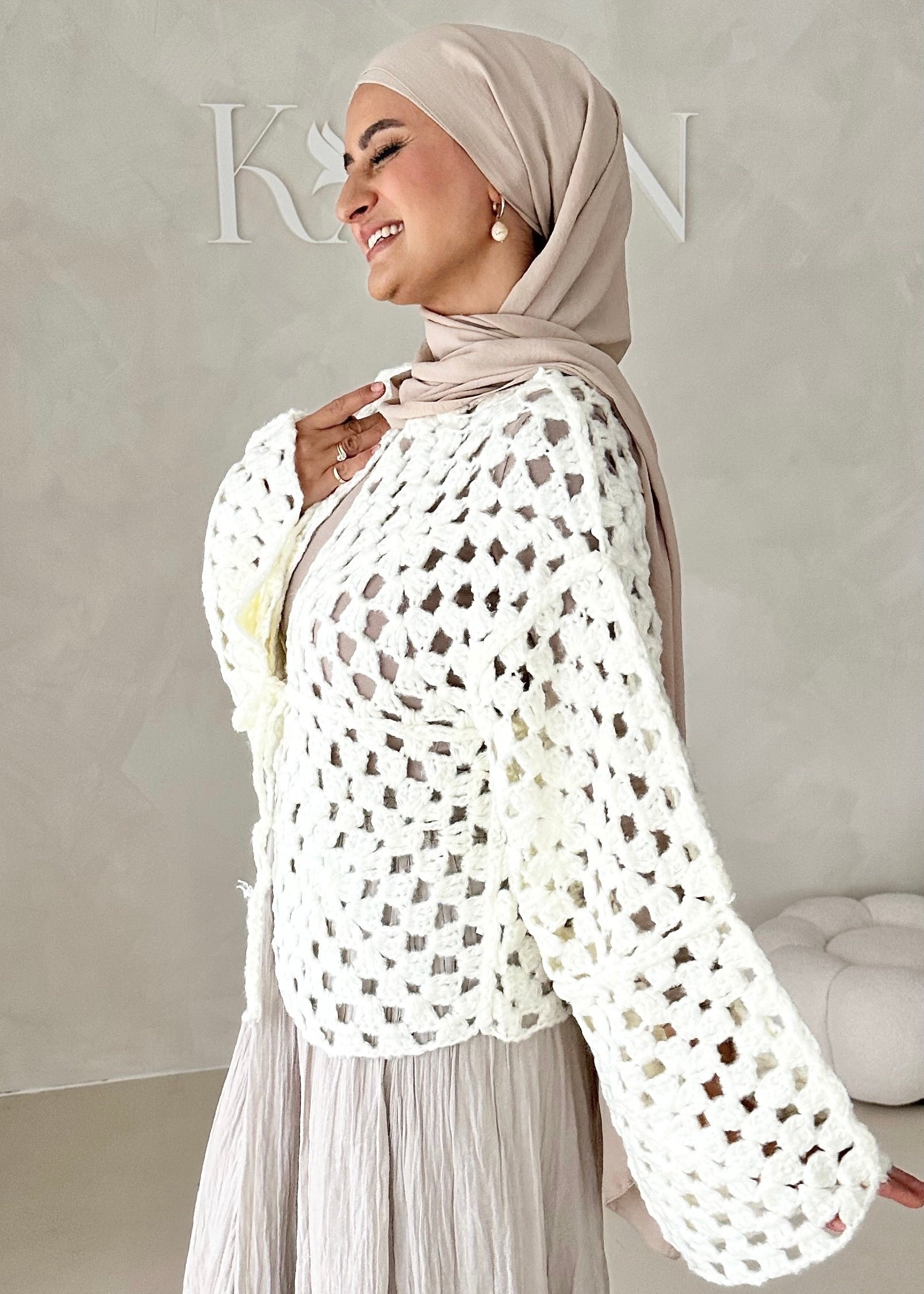 Cardigan Hava fait à la main