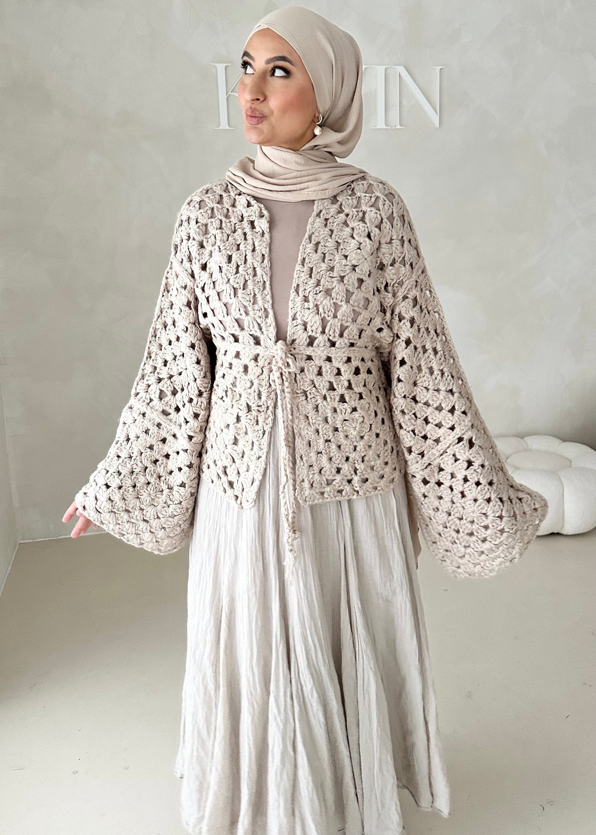 Cardigan Hava fait à la main