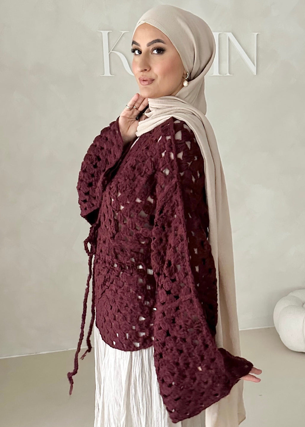 Cardigan Hava fait à la main