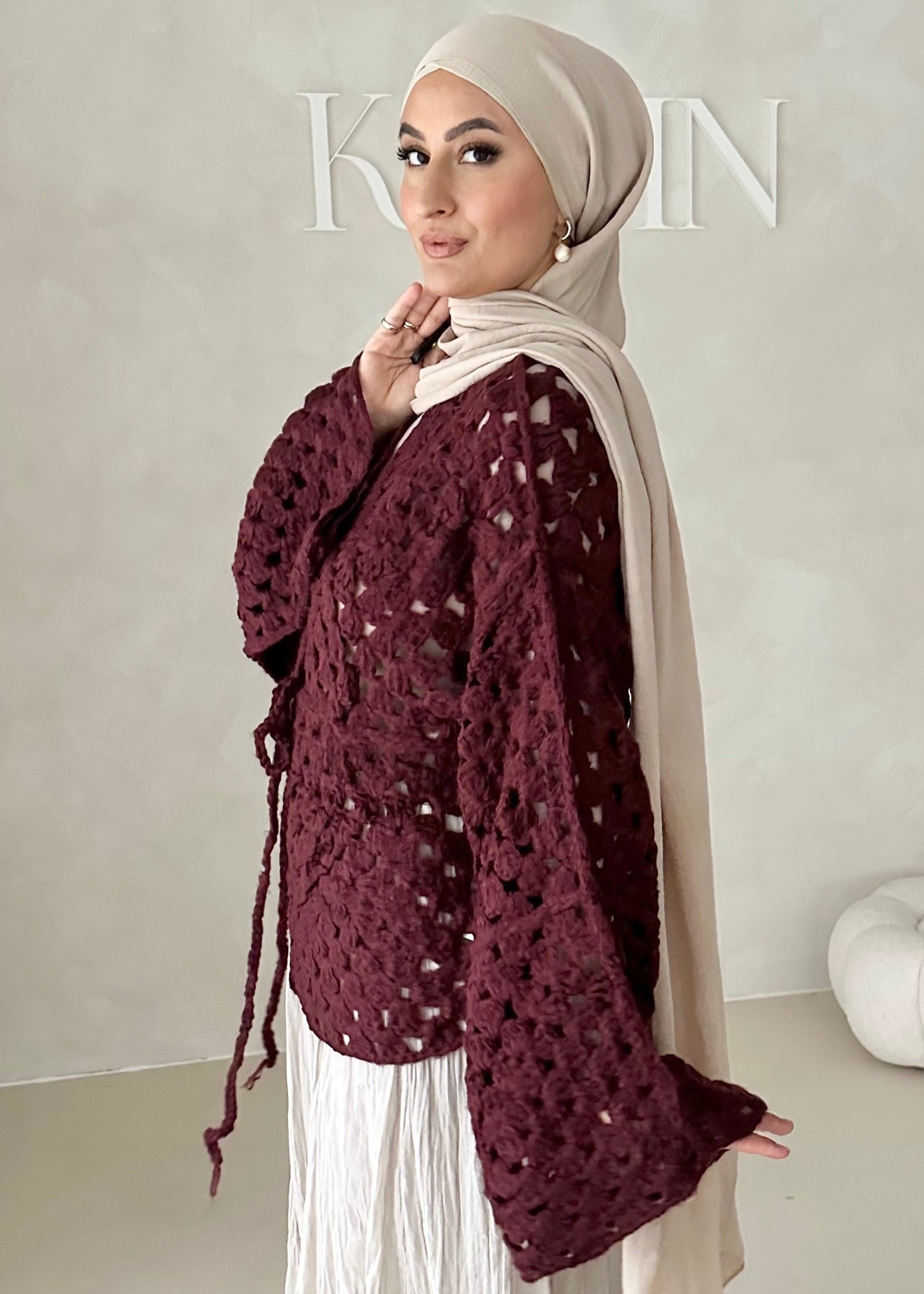 Cardigan Hava fait à la main