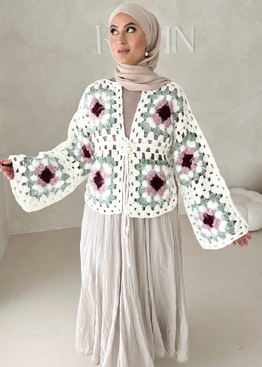 Cardigan Lilyan fait à la main