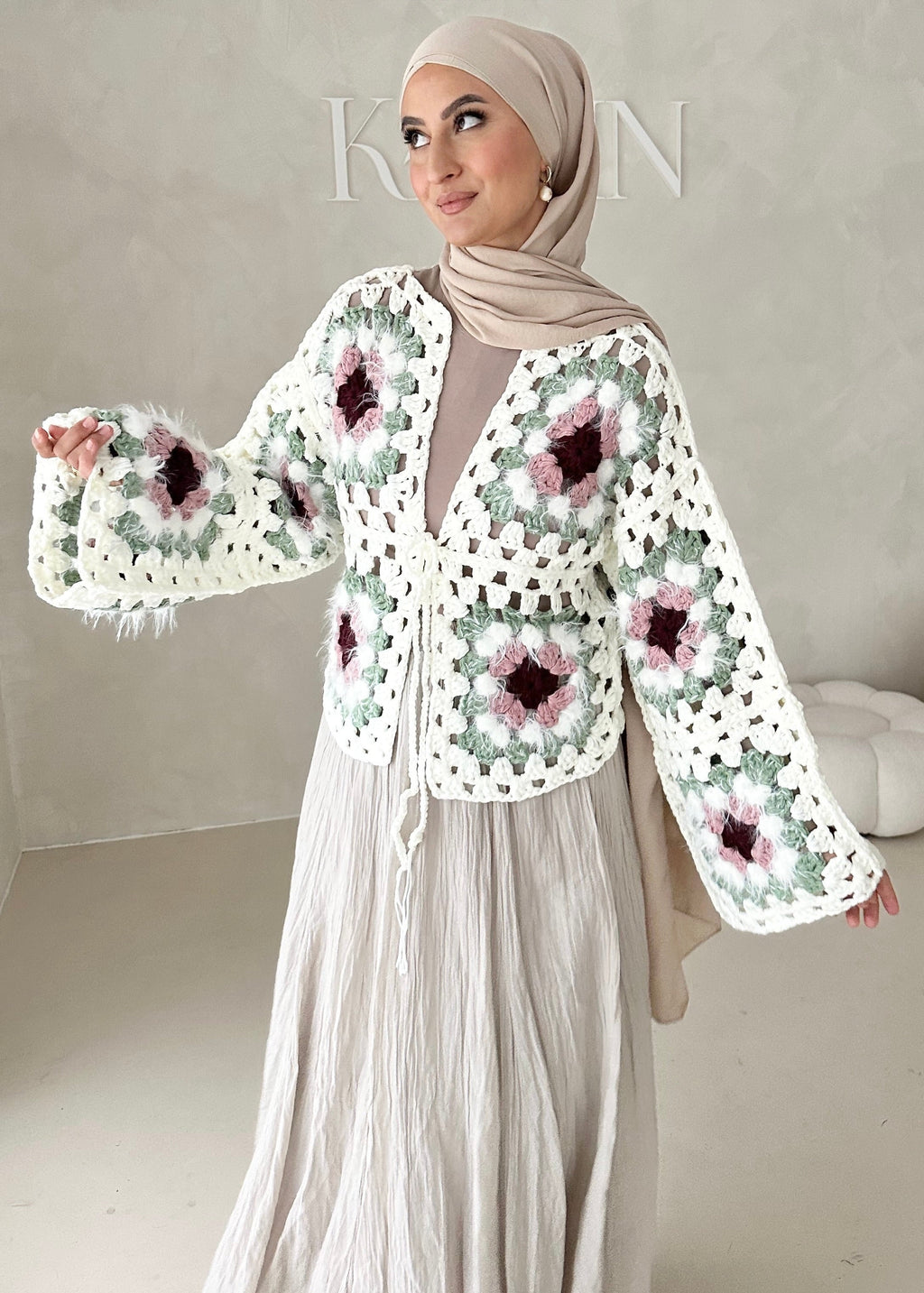 Cardigan Lilyan fait à la main