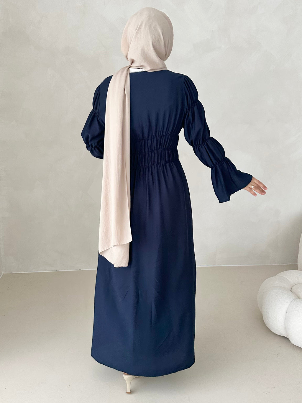 Robe kimono noisette