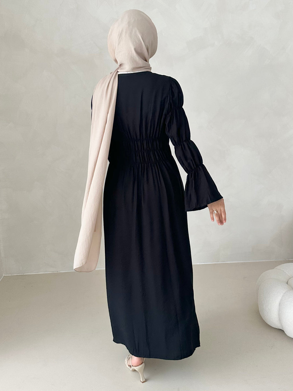 Robe kimono noisette