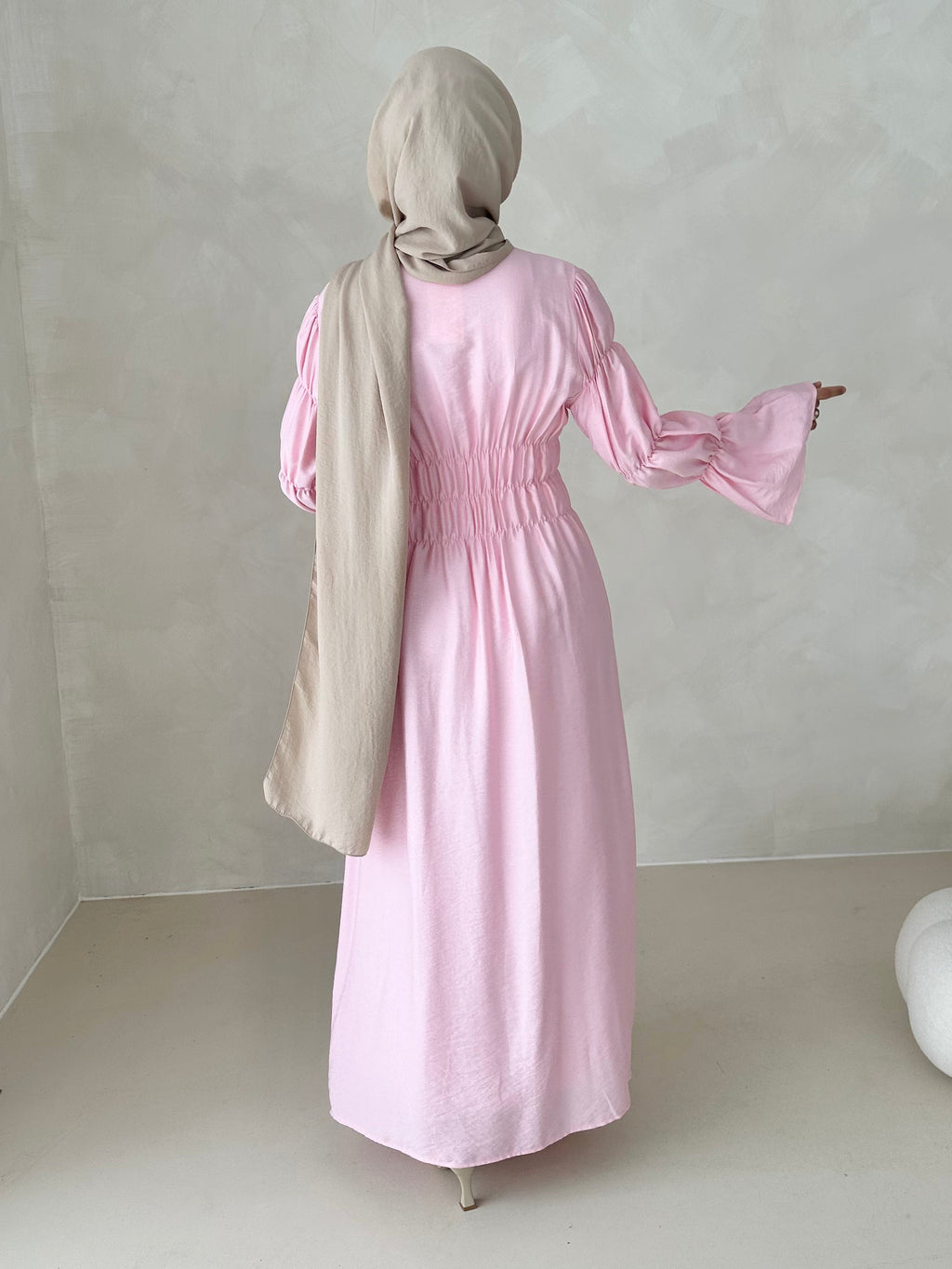 Robe kimono noisette