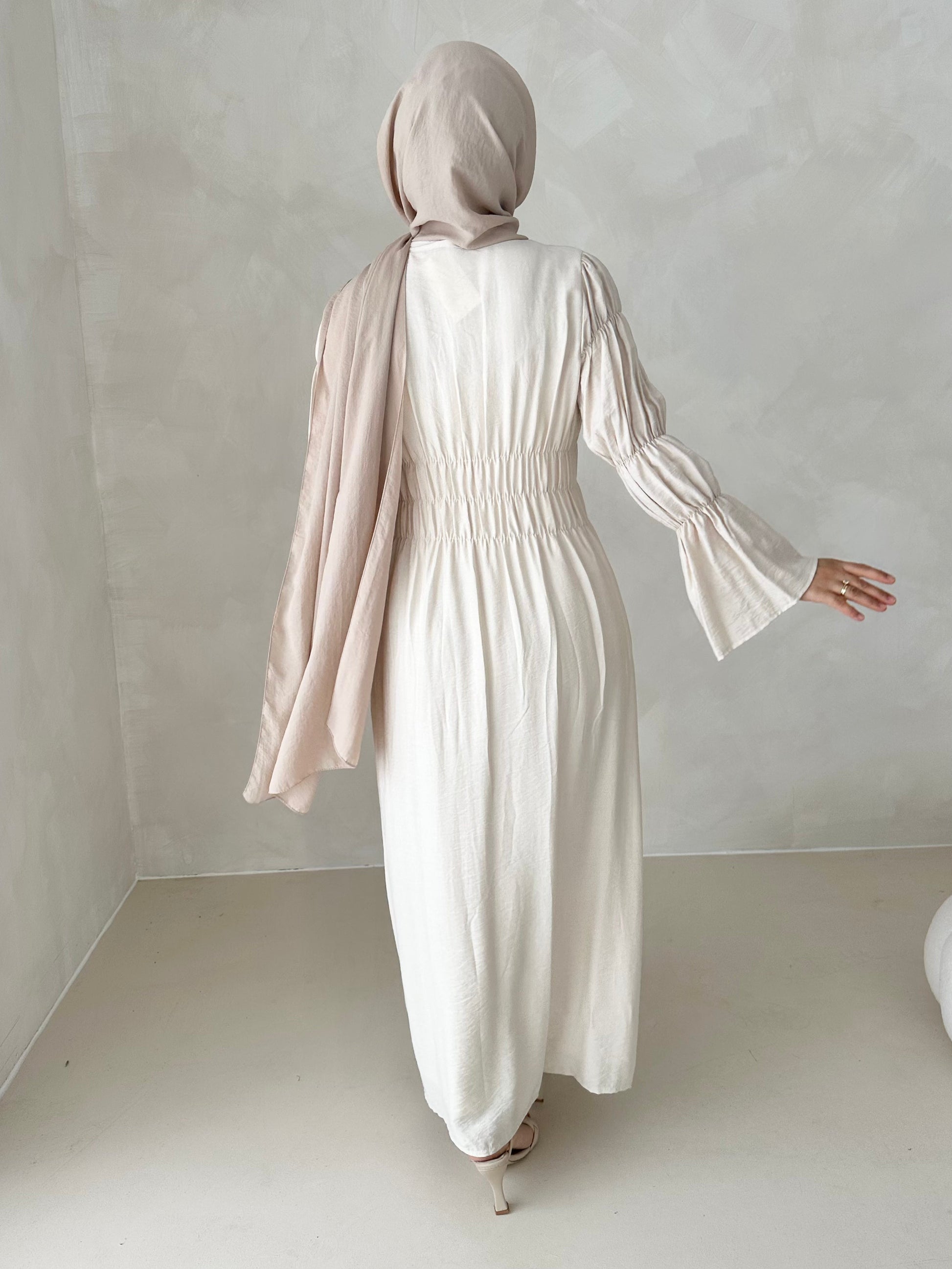 Robe kimono noisette