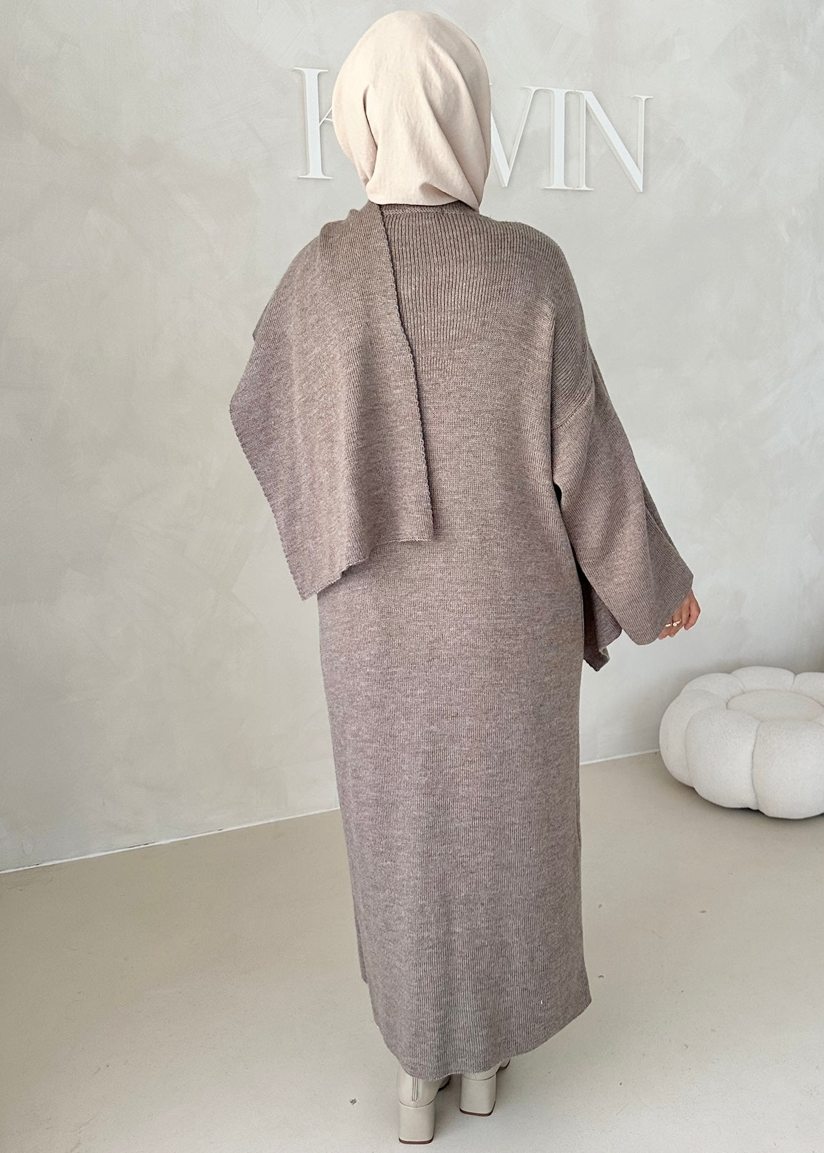 Veste LONGUE avec écharpe