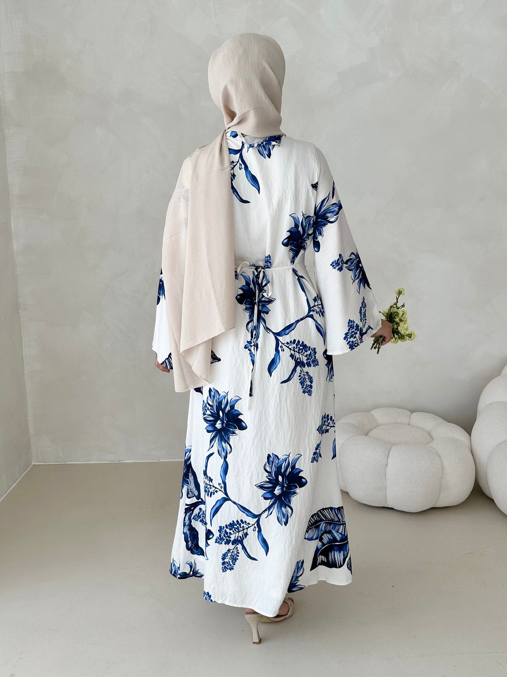 Robe à motif fleuri