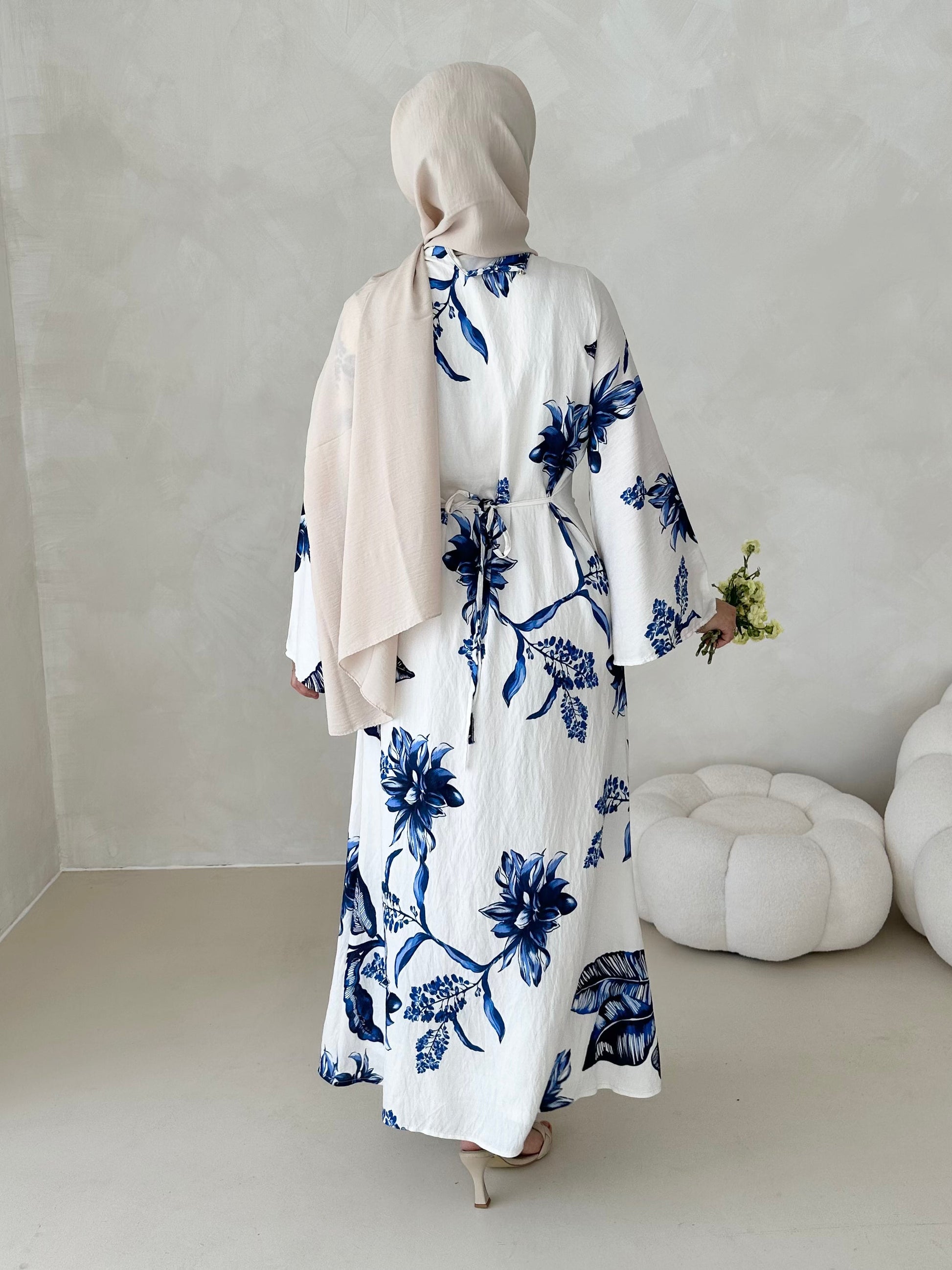 Robe à motif fleuri