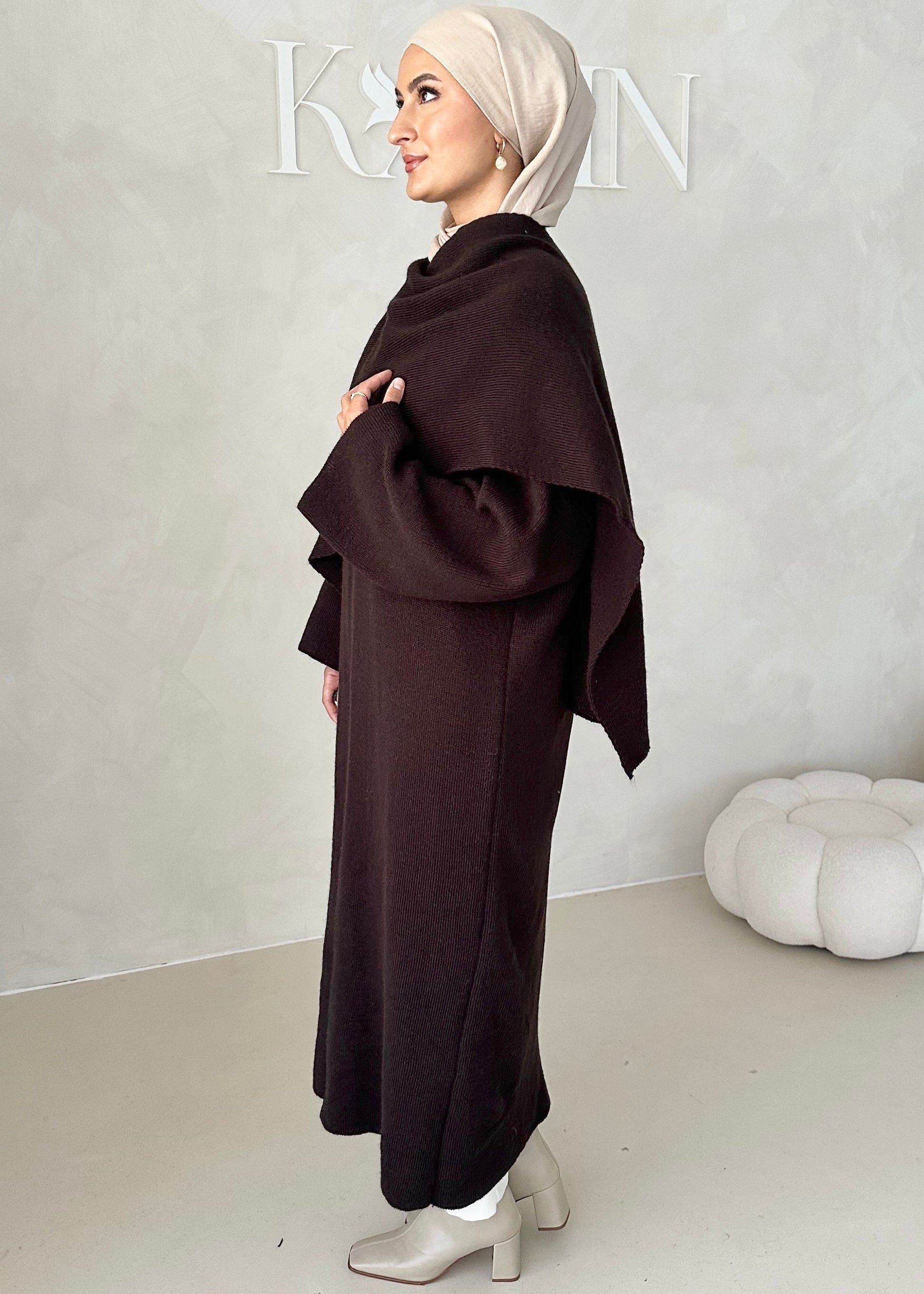 Veste LONGUE avec écharpe