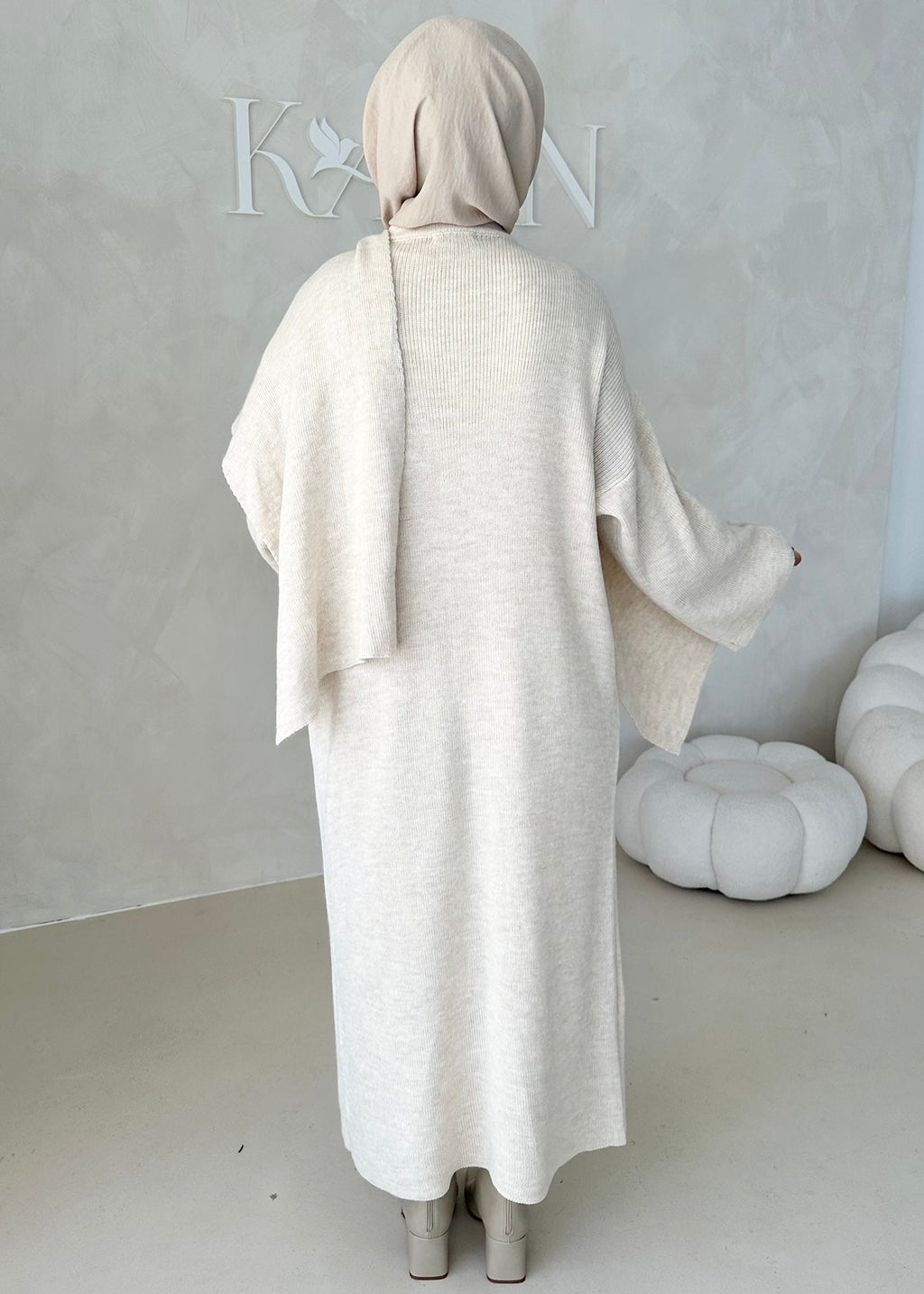 Veste LONGUE avec écharpe