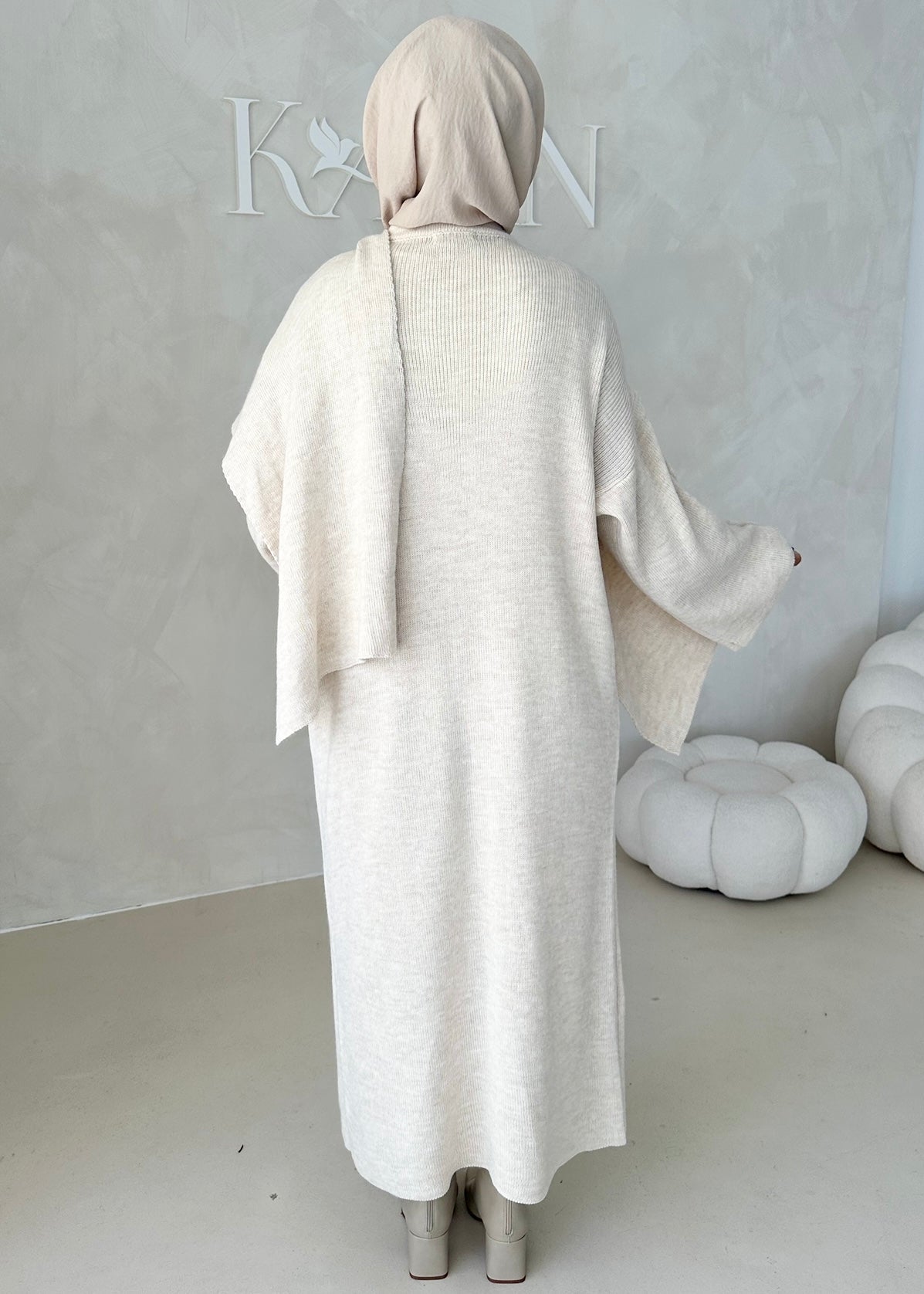 Veste LONGUE avec écharpe