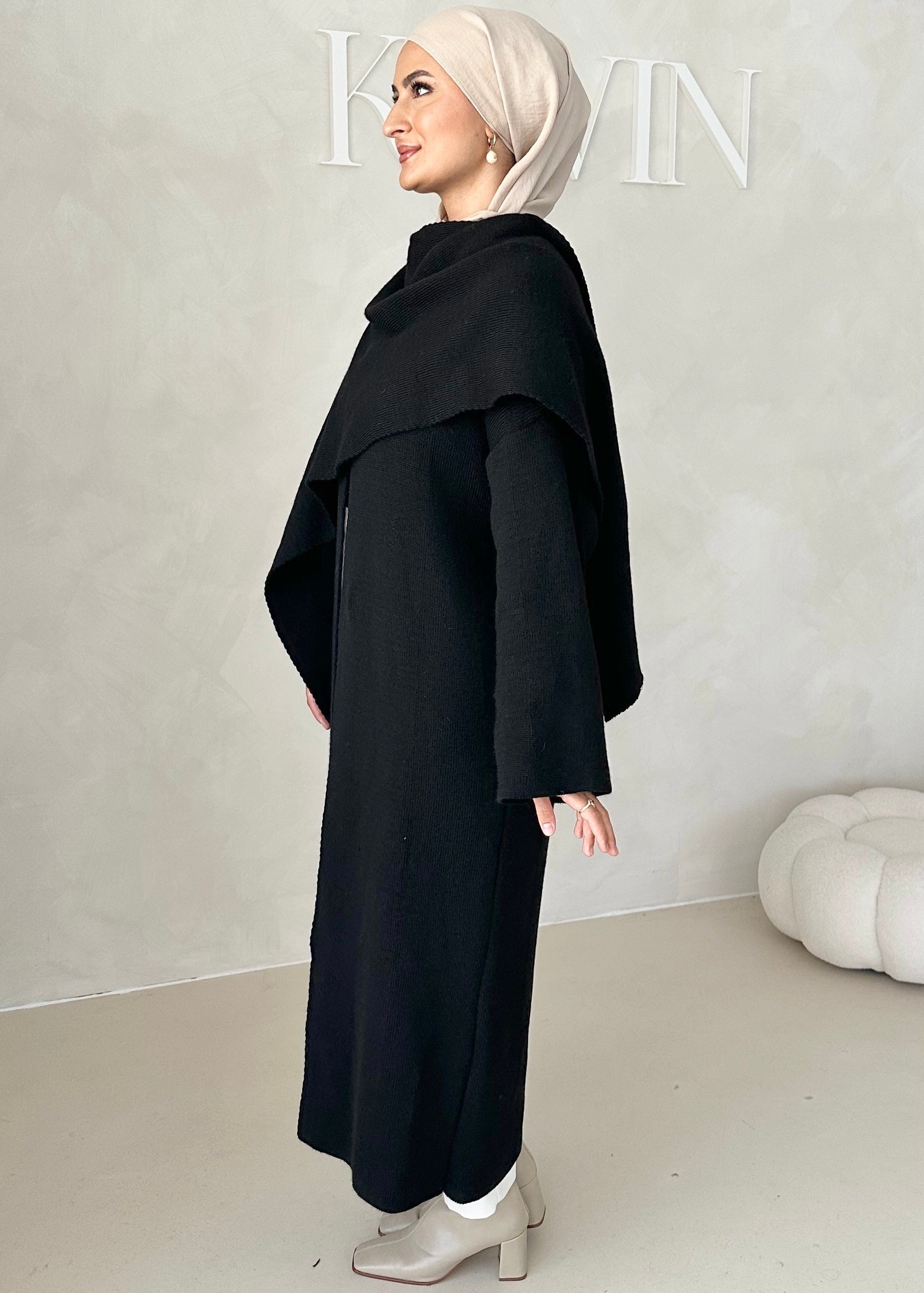 Veste LONGUE avec écharpe