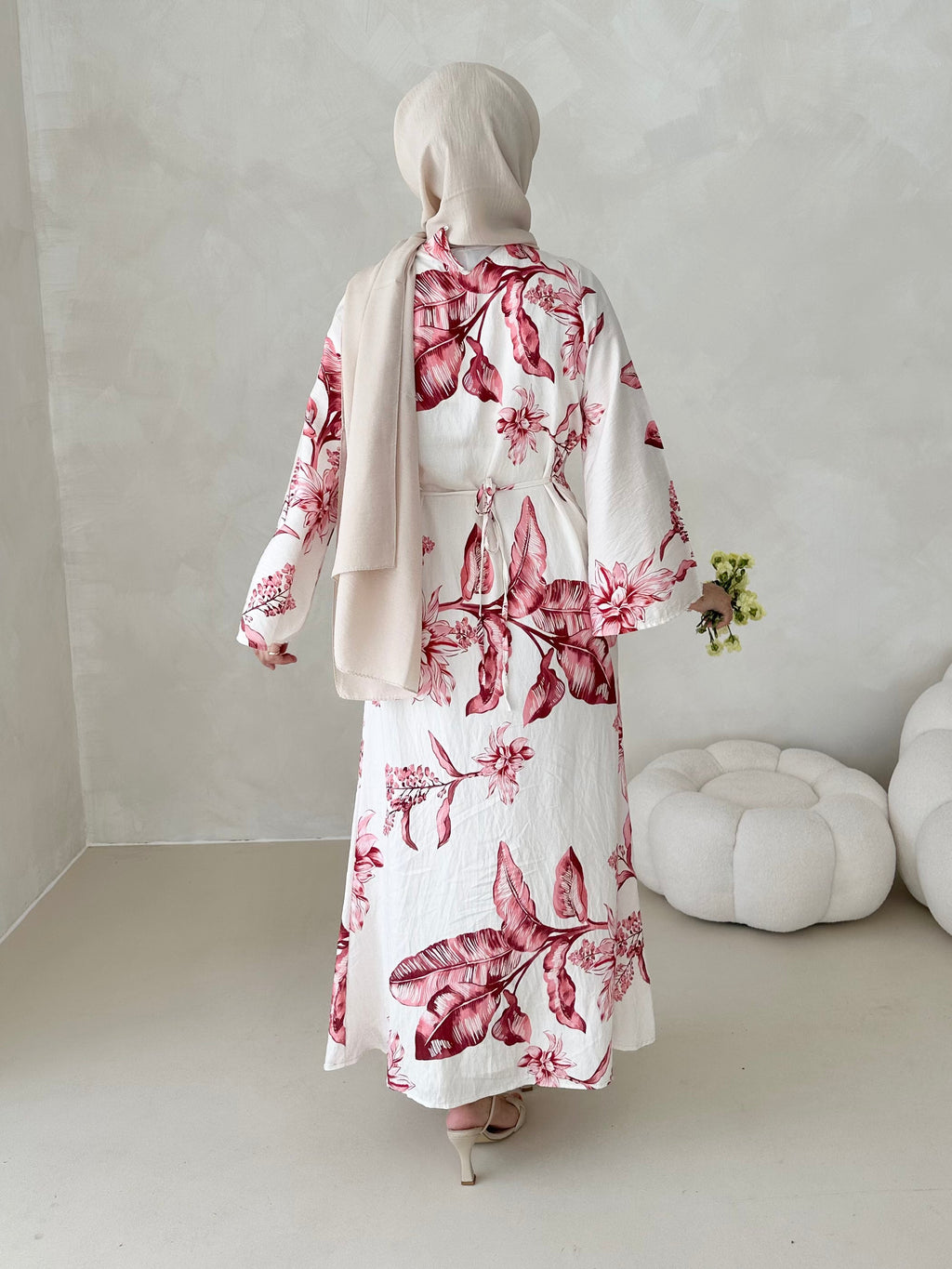 Robe à motif fleuri