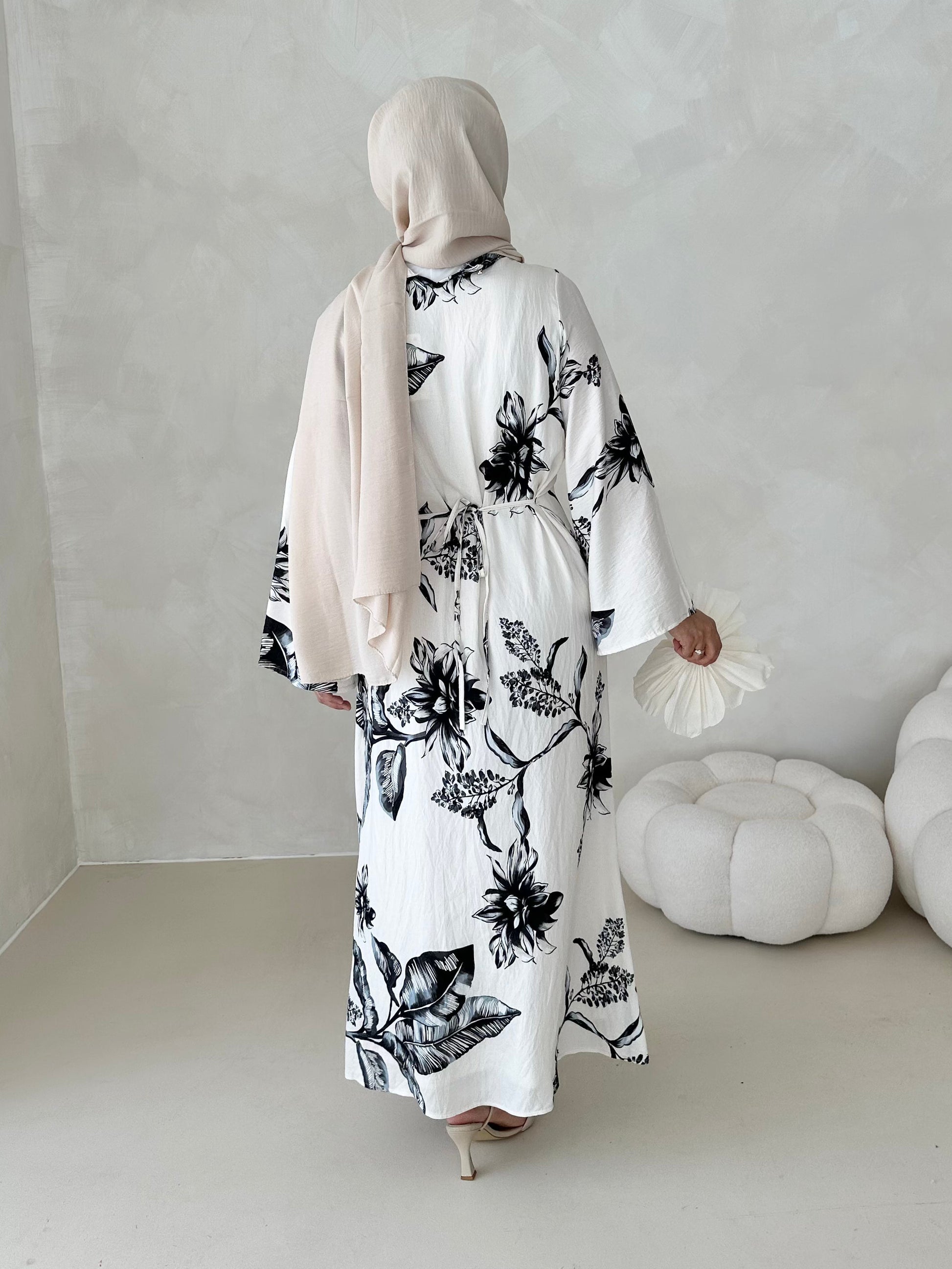 Robe à motif fleuri