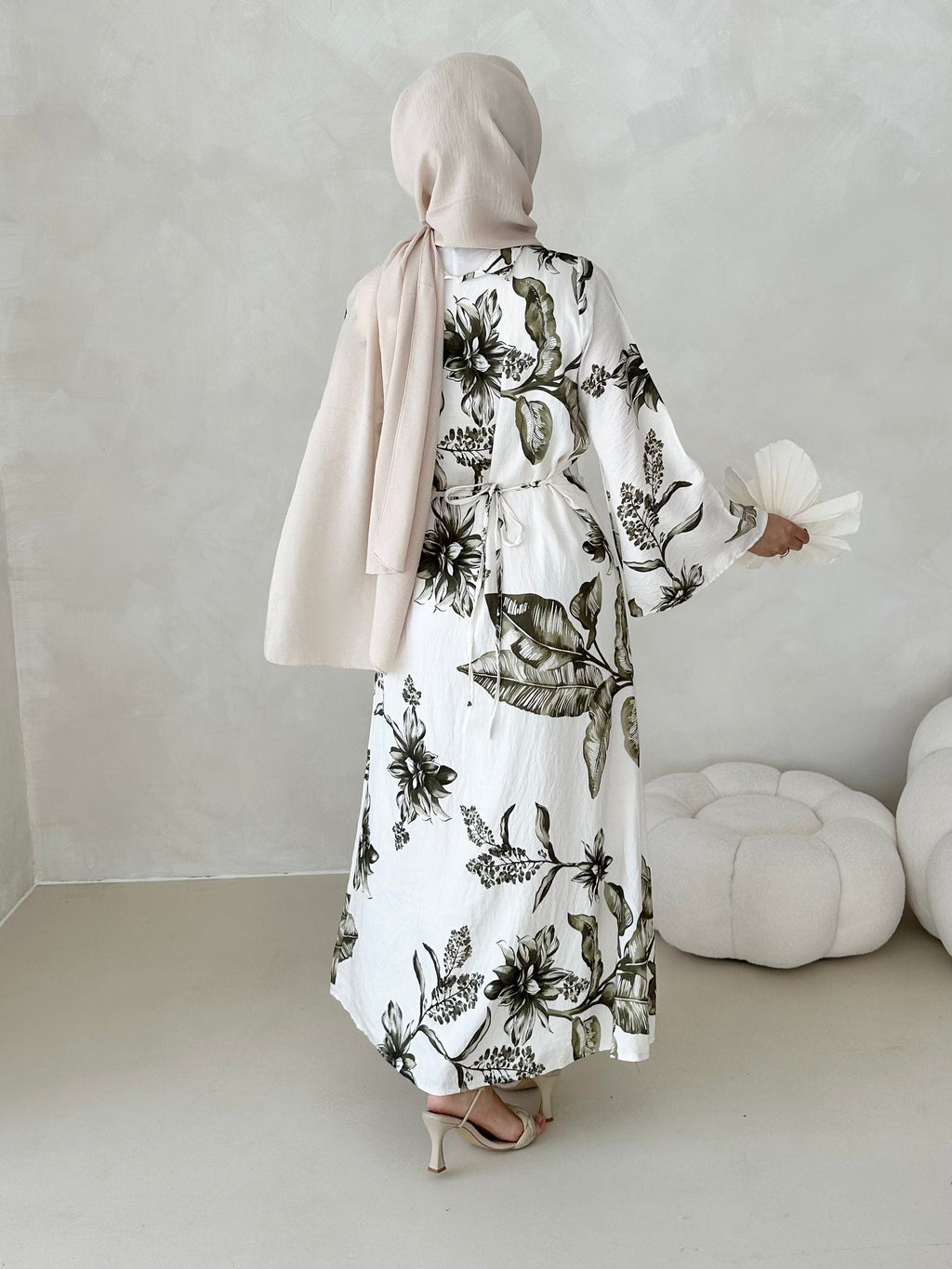 Robe à motif fleuri