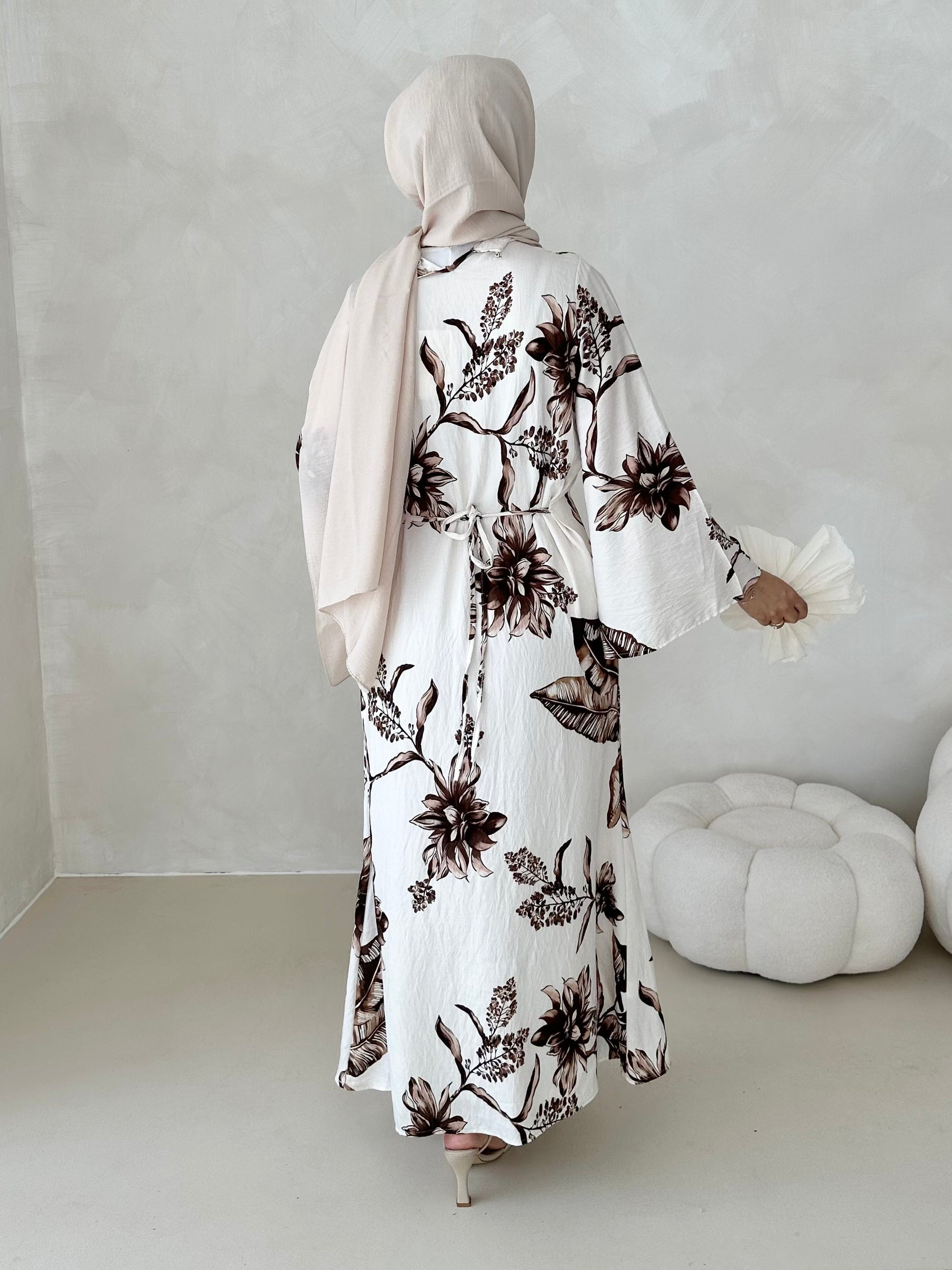 Robe à motif fleuri