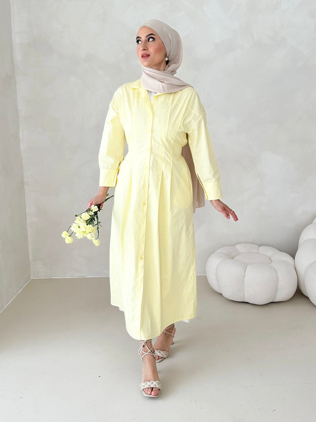 Kamari avec une taille définie