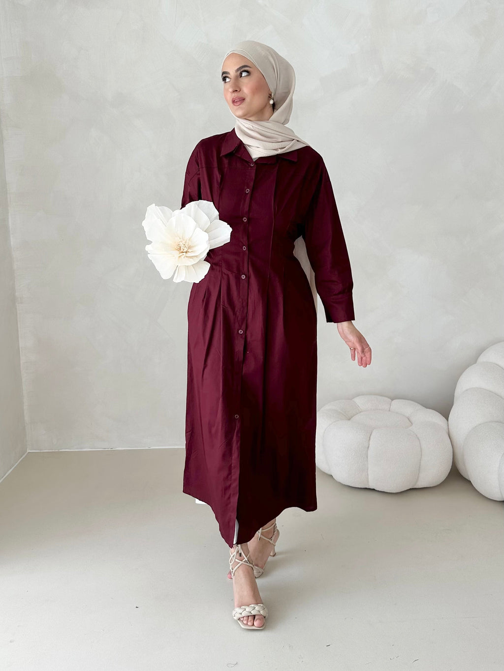 Kamari avec une taille définie