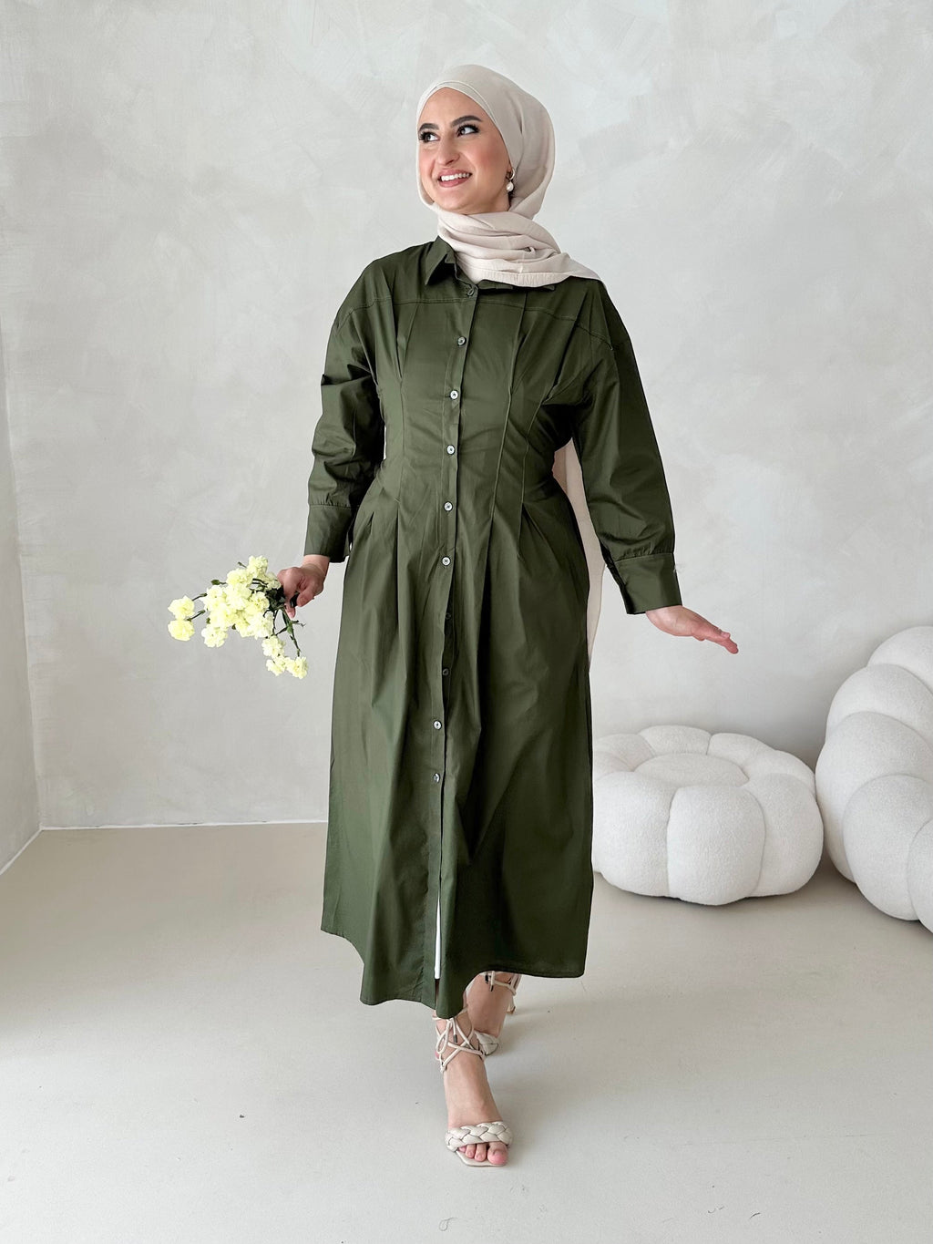 Kamari avec une taille définie