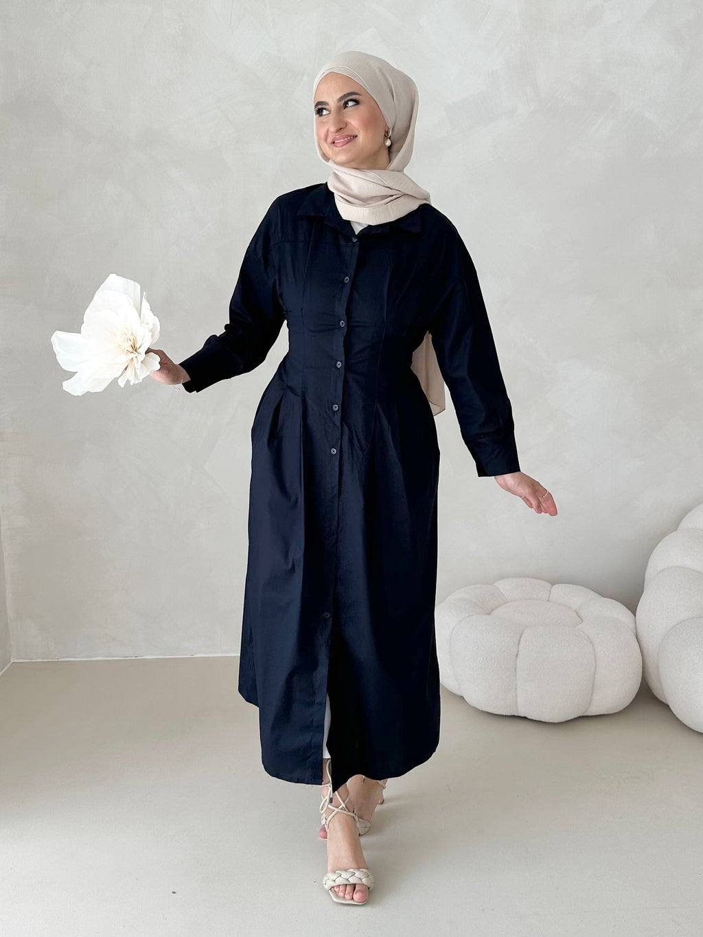 Kamari avec une taille définie