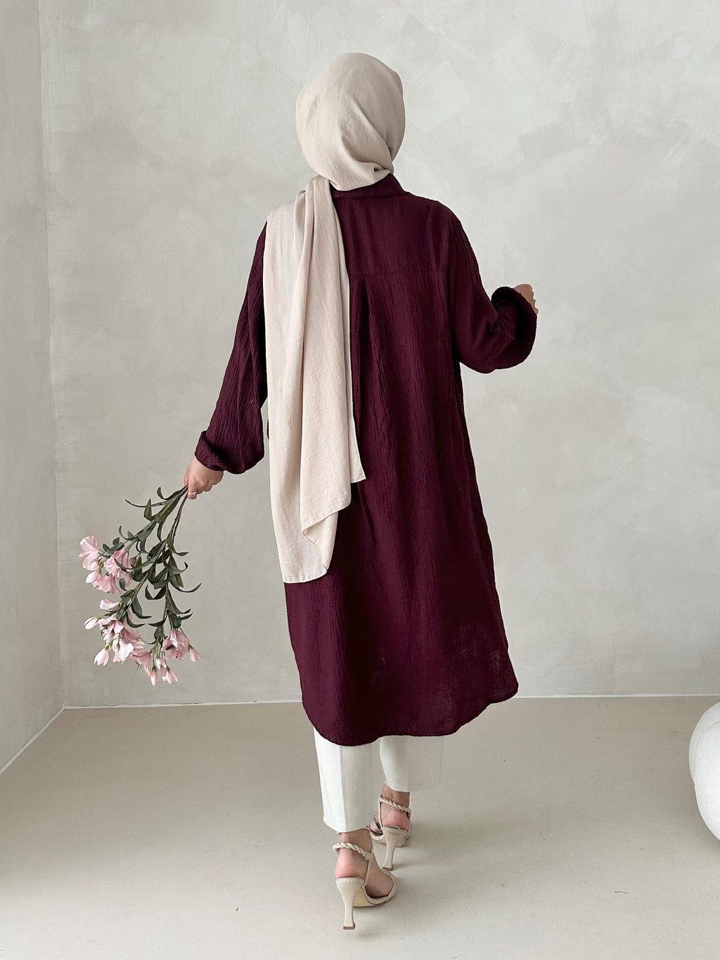 Tunique en mousseline