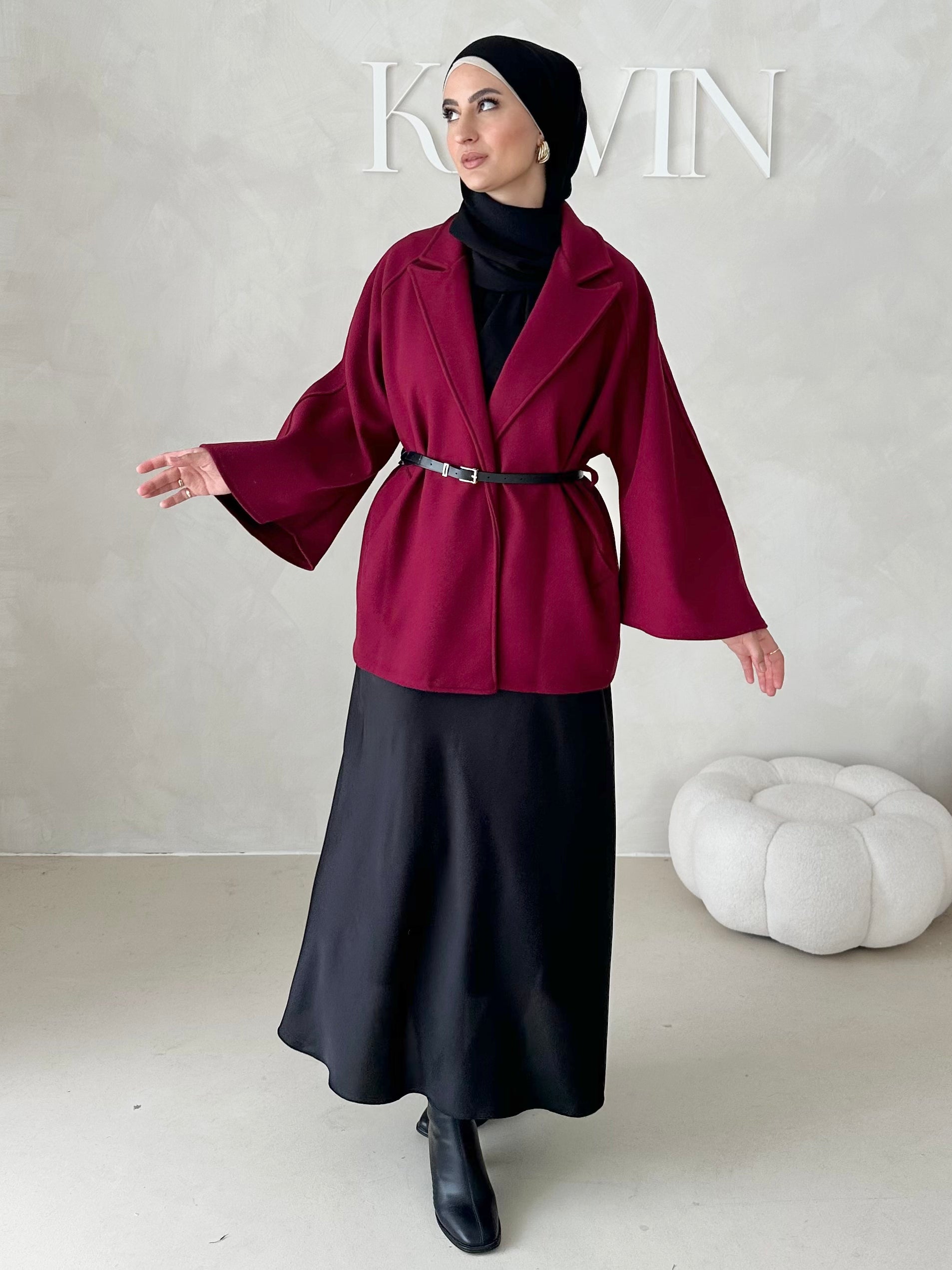 Veste blazer avec ceinture