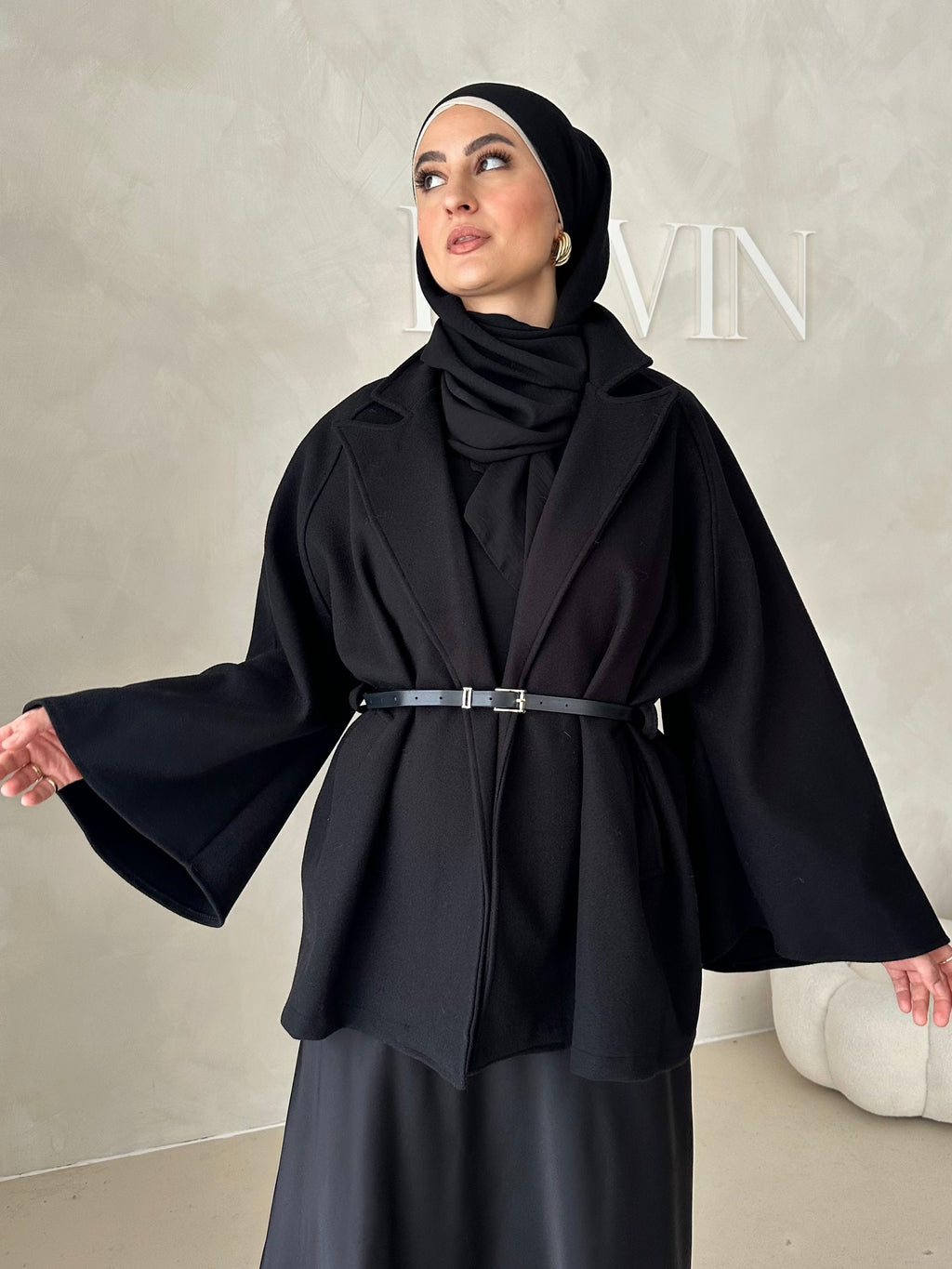 Veste blazer avec ceinture