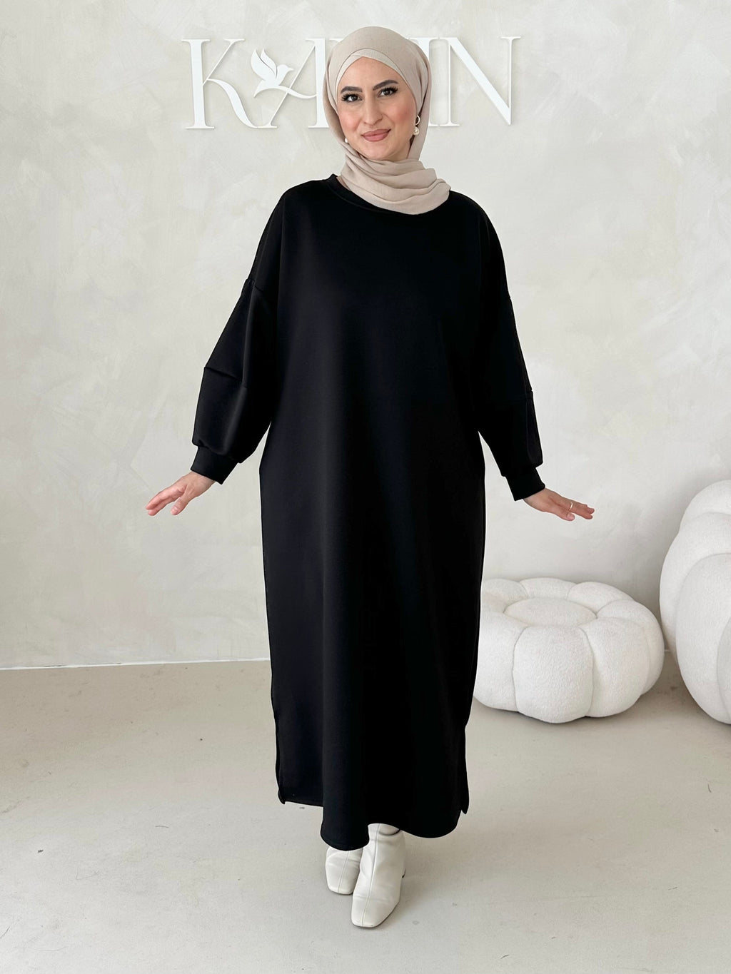 Robe à manches ballon