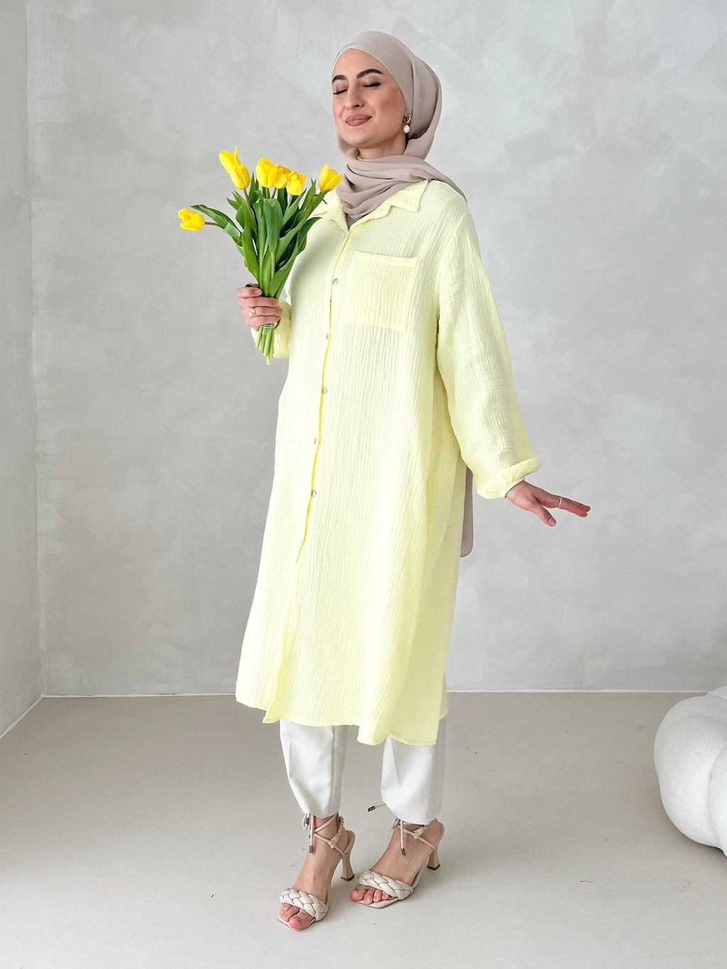 Tunique en mousseline