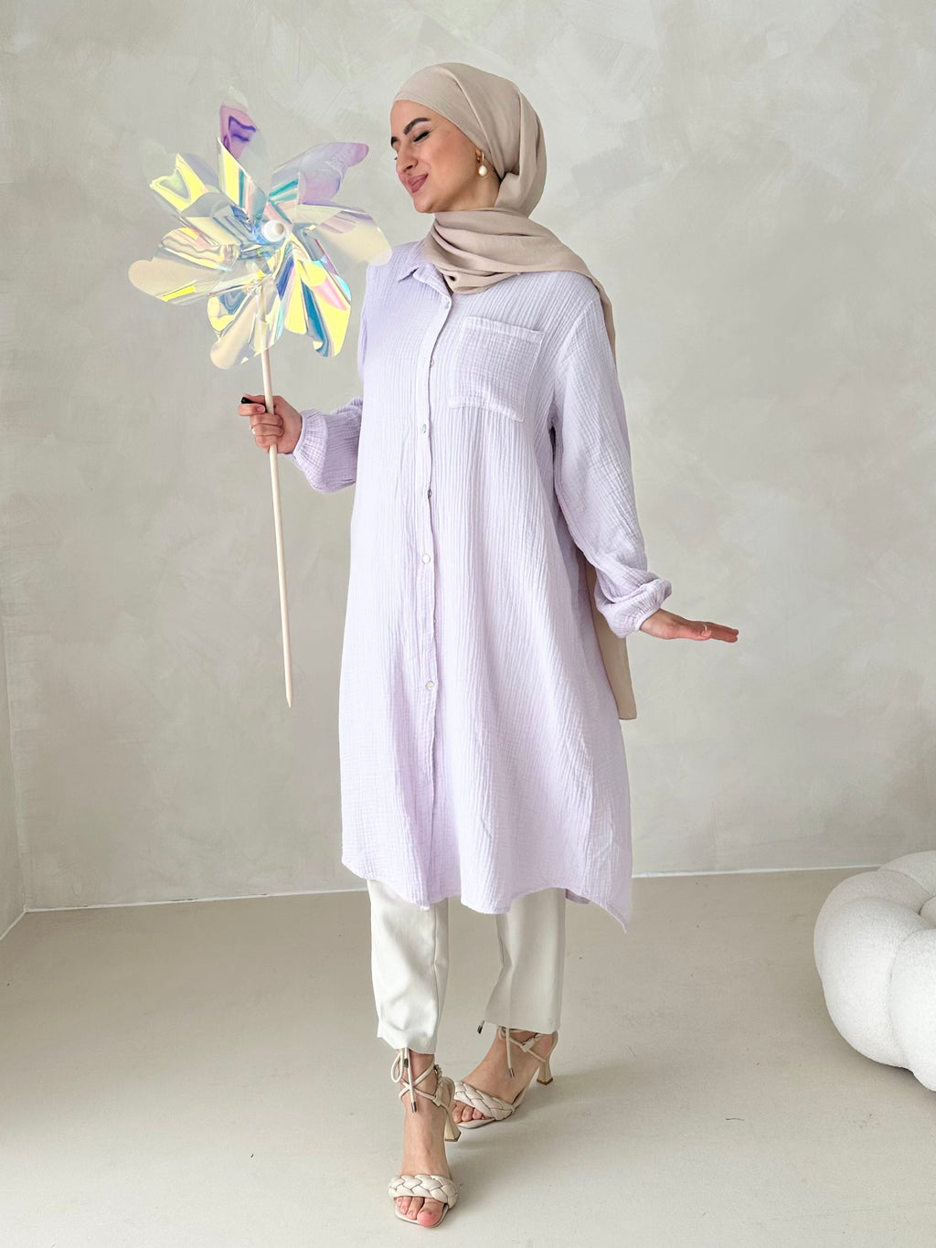 Tunique en mousseline