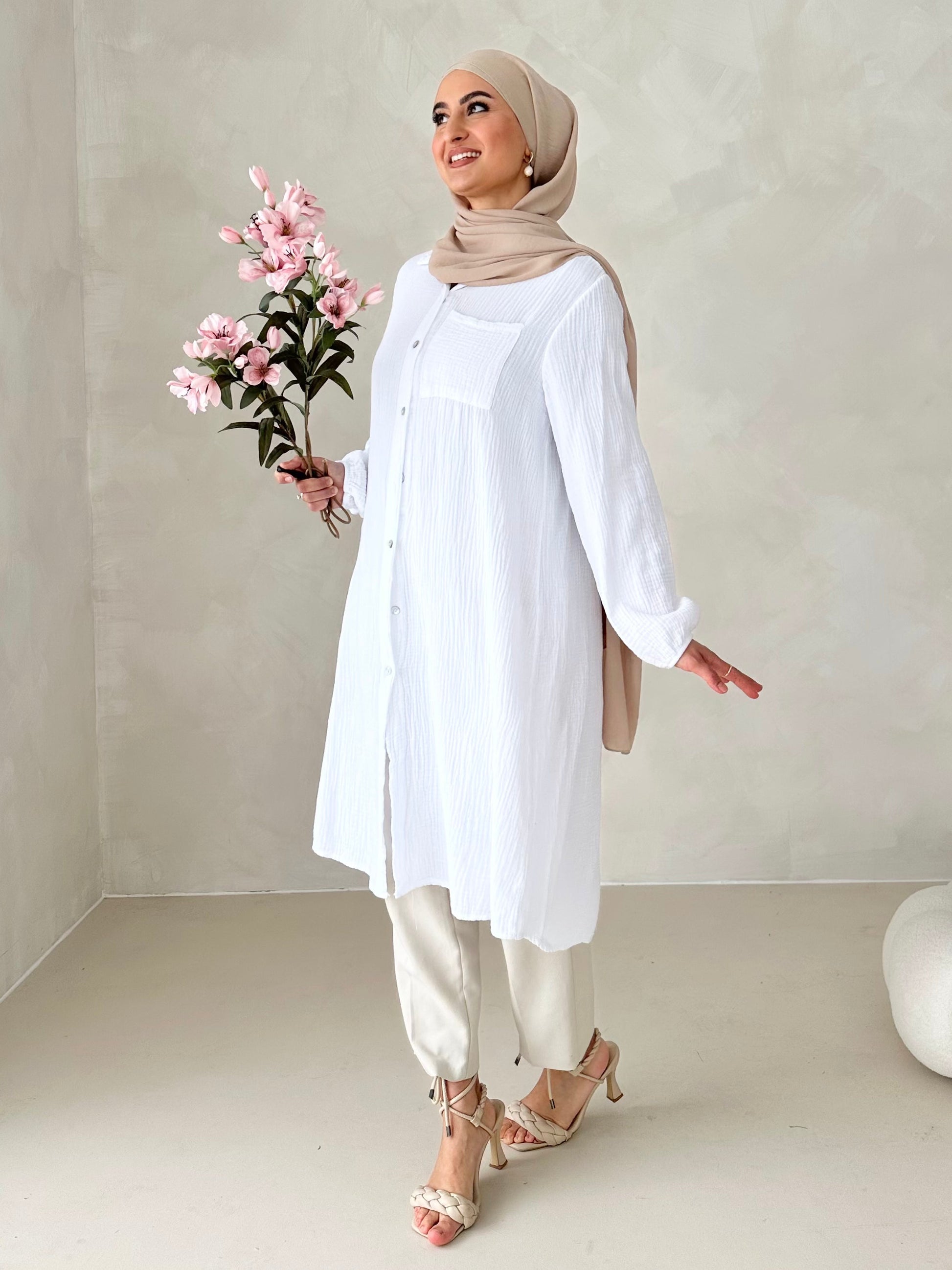 Tunique en mousseline