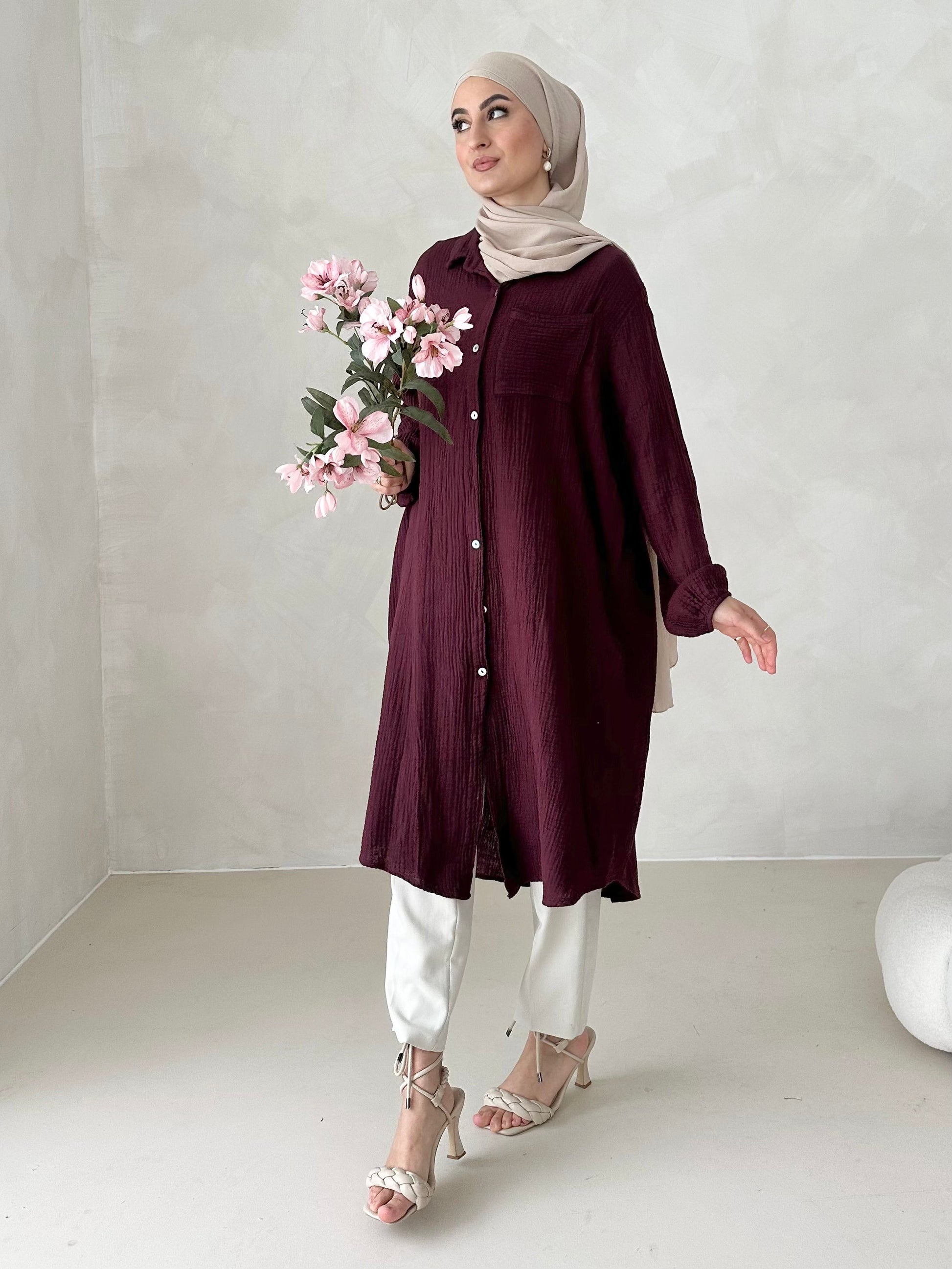 Tunique en mousseline