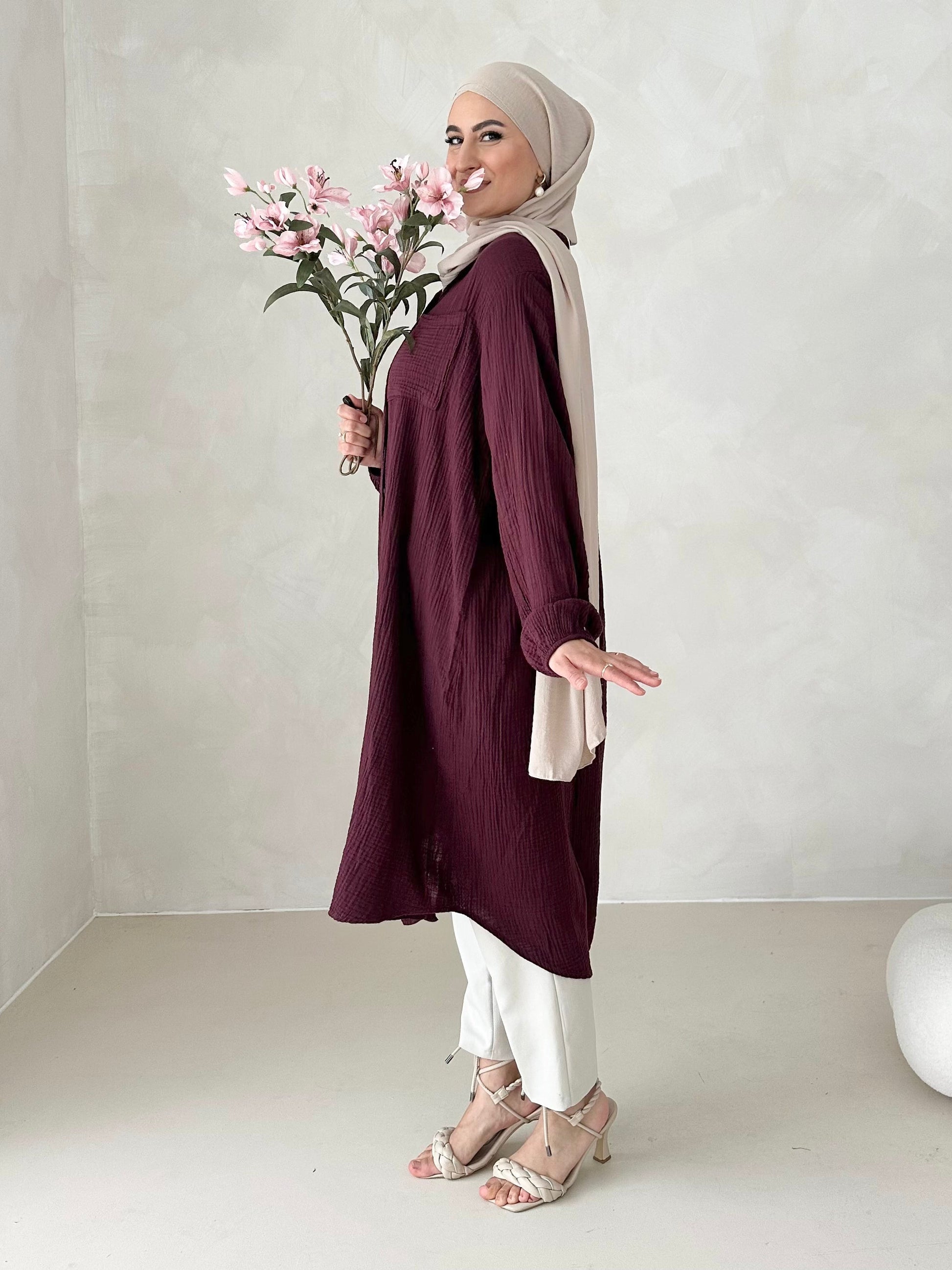 Tunique en mousseline