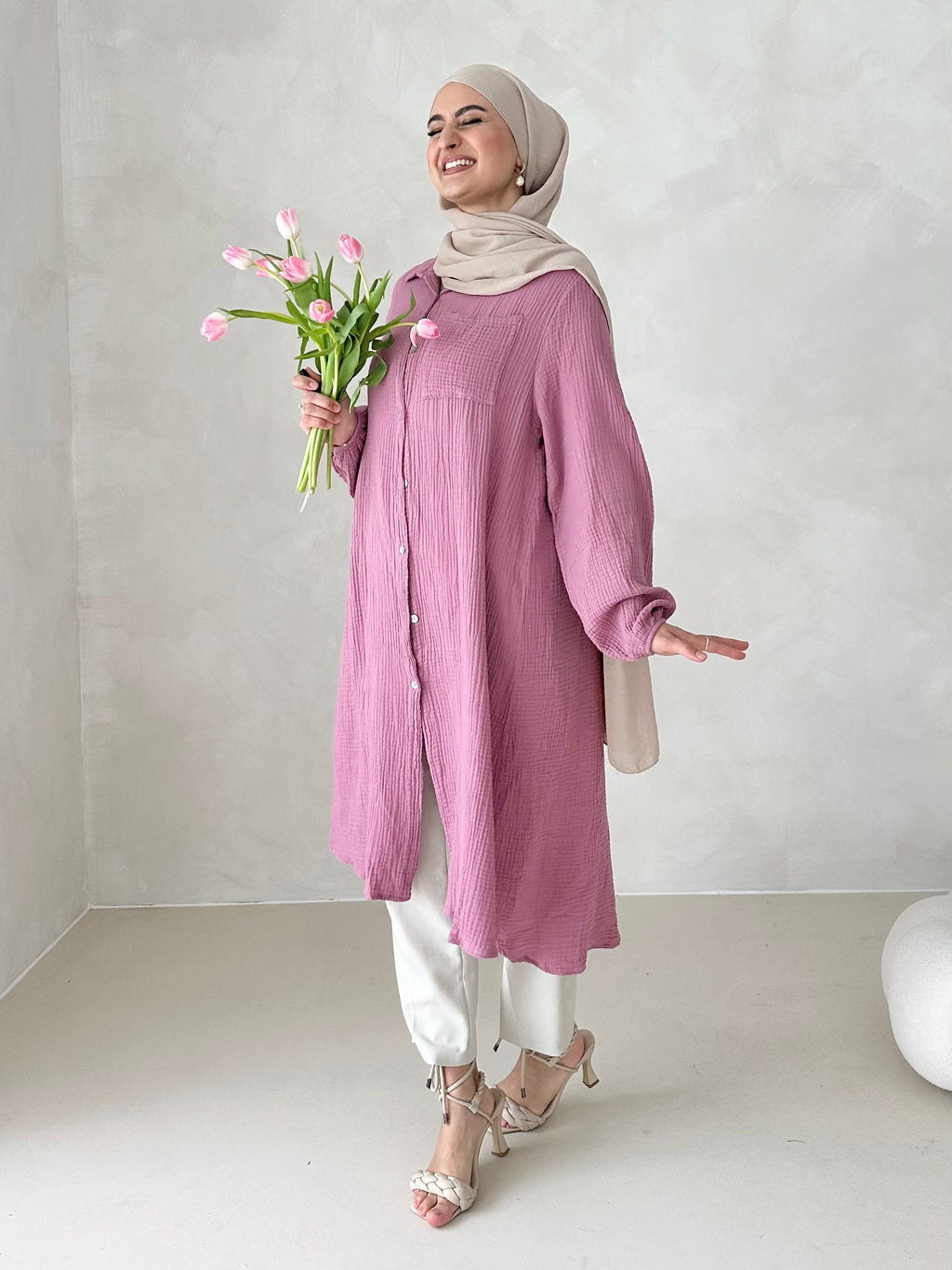 Tunique en mousseline