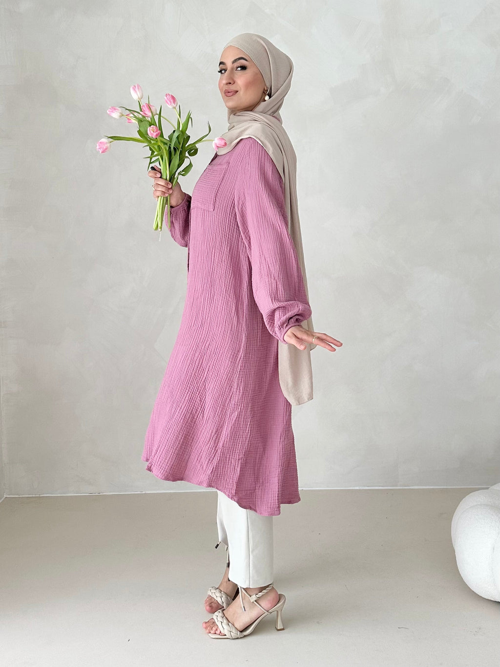 Tunique en mousseline