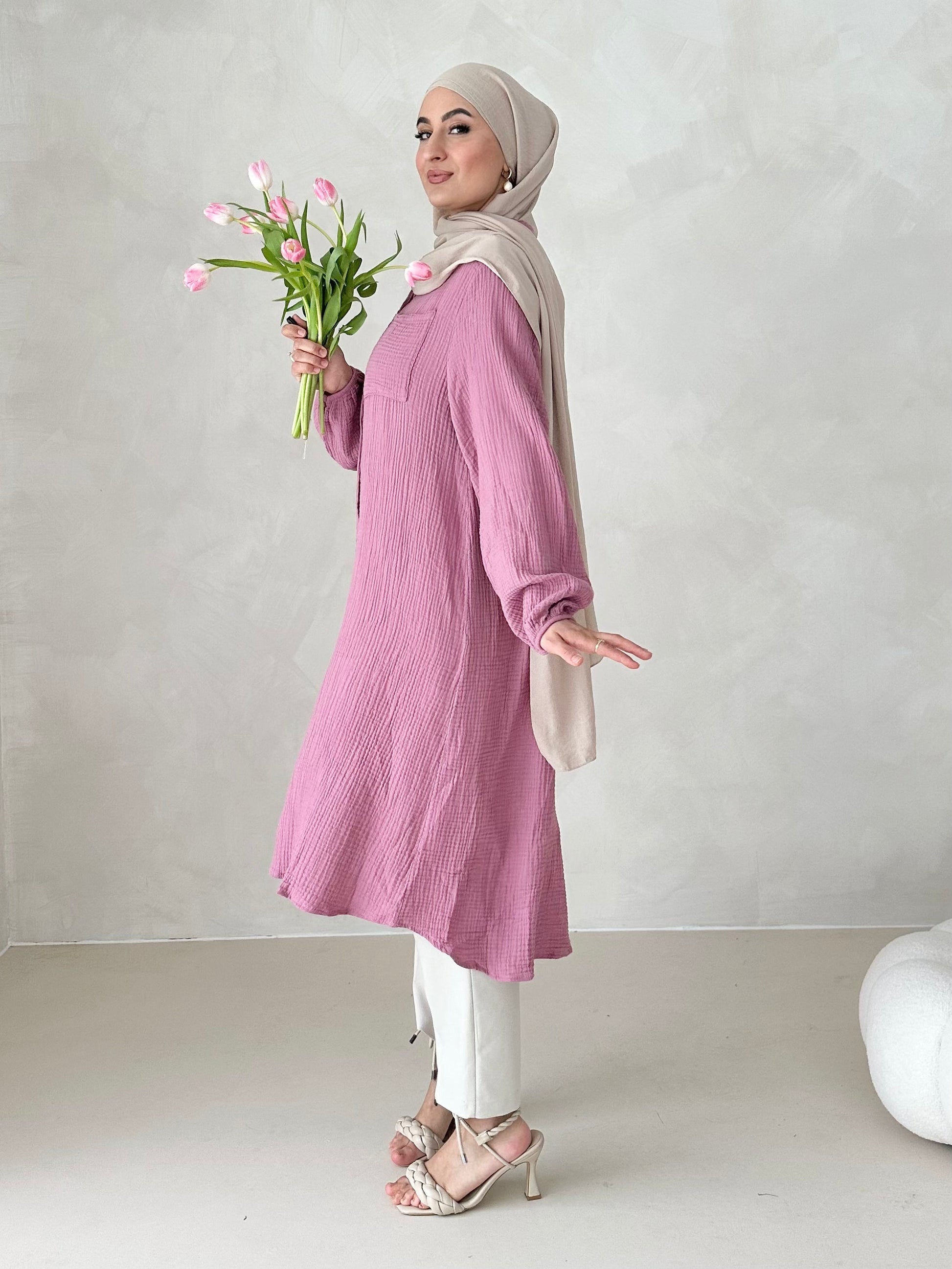 Tunique en mousseline