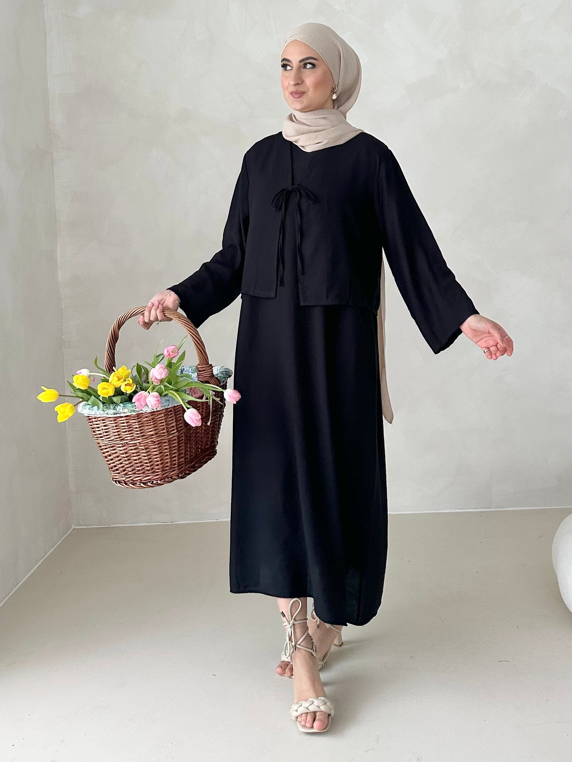 Robe cloche deux pièces