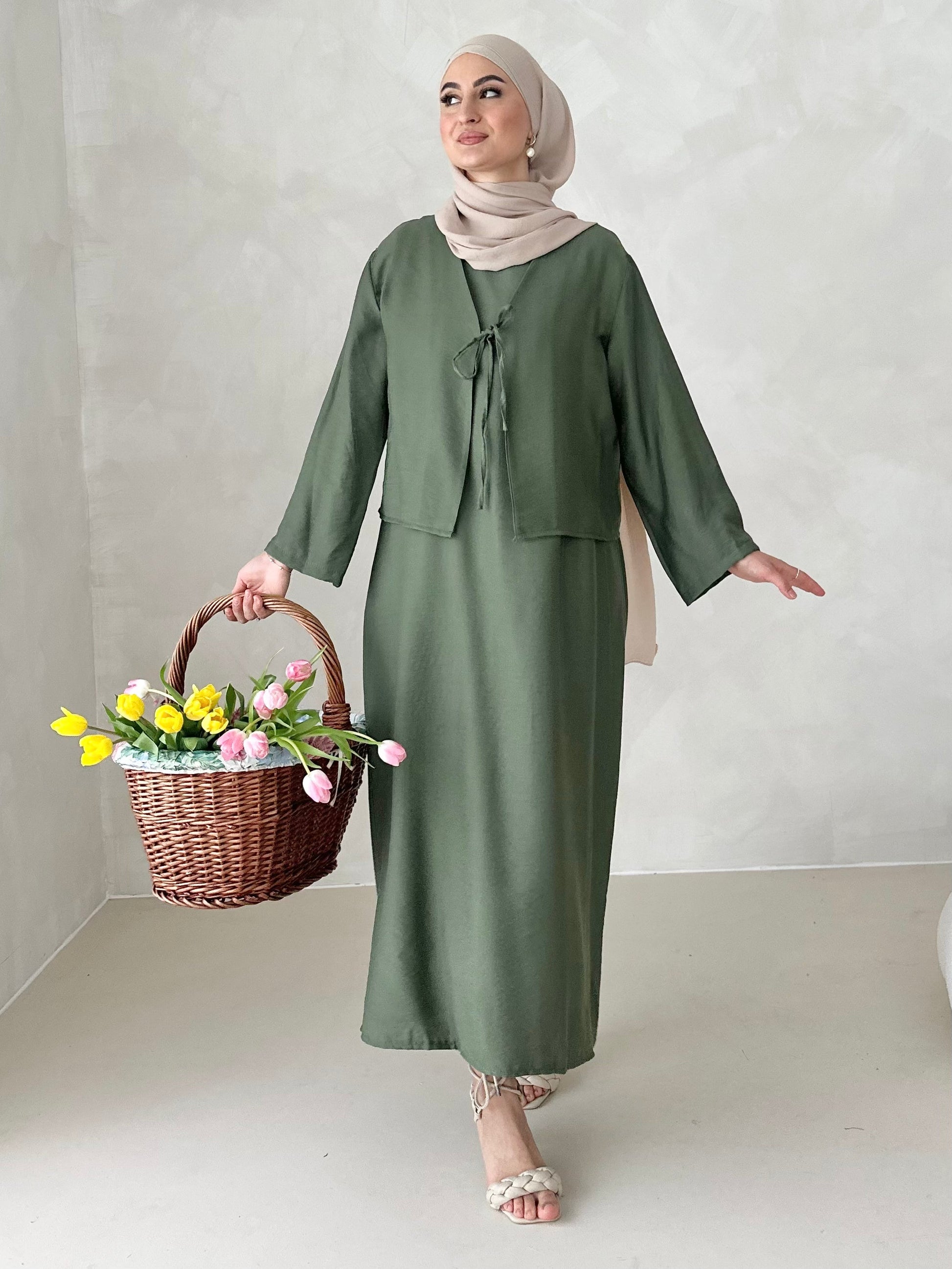 Robe cloche deux pièces