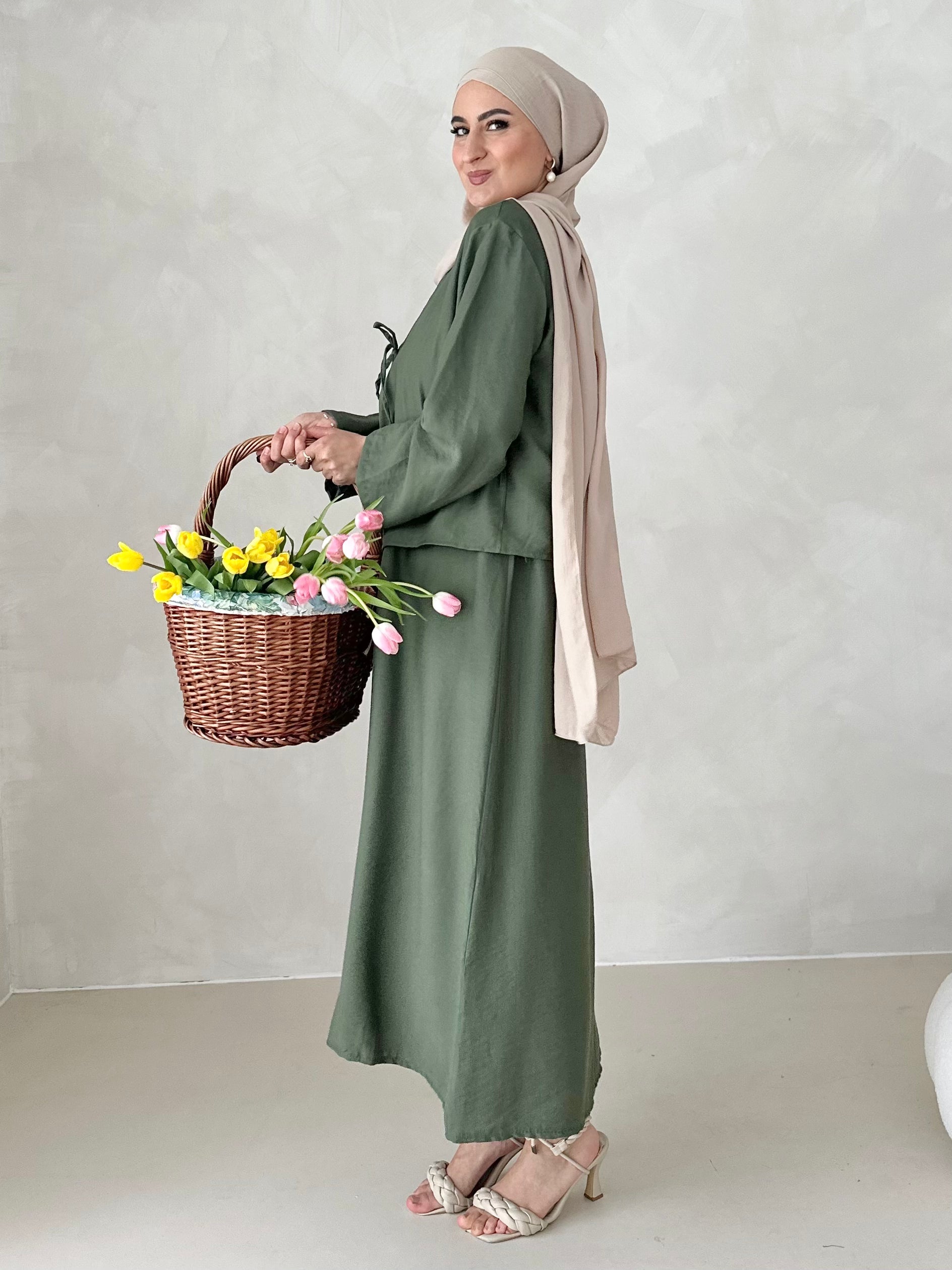Robe cloche deux pièces