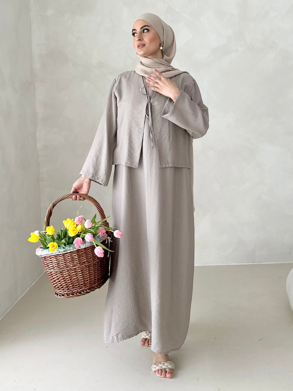 Robe cloche deux pièces