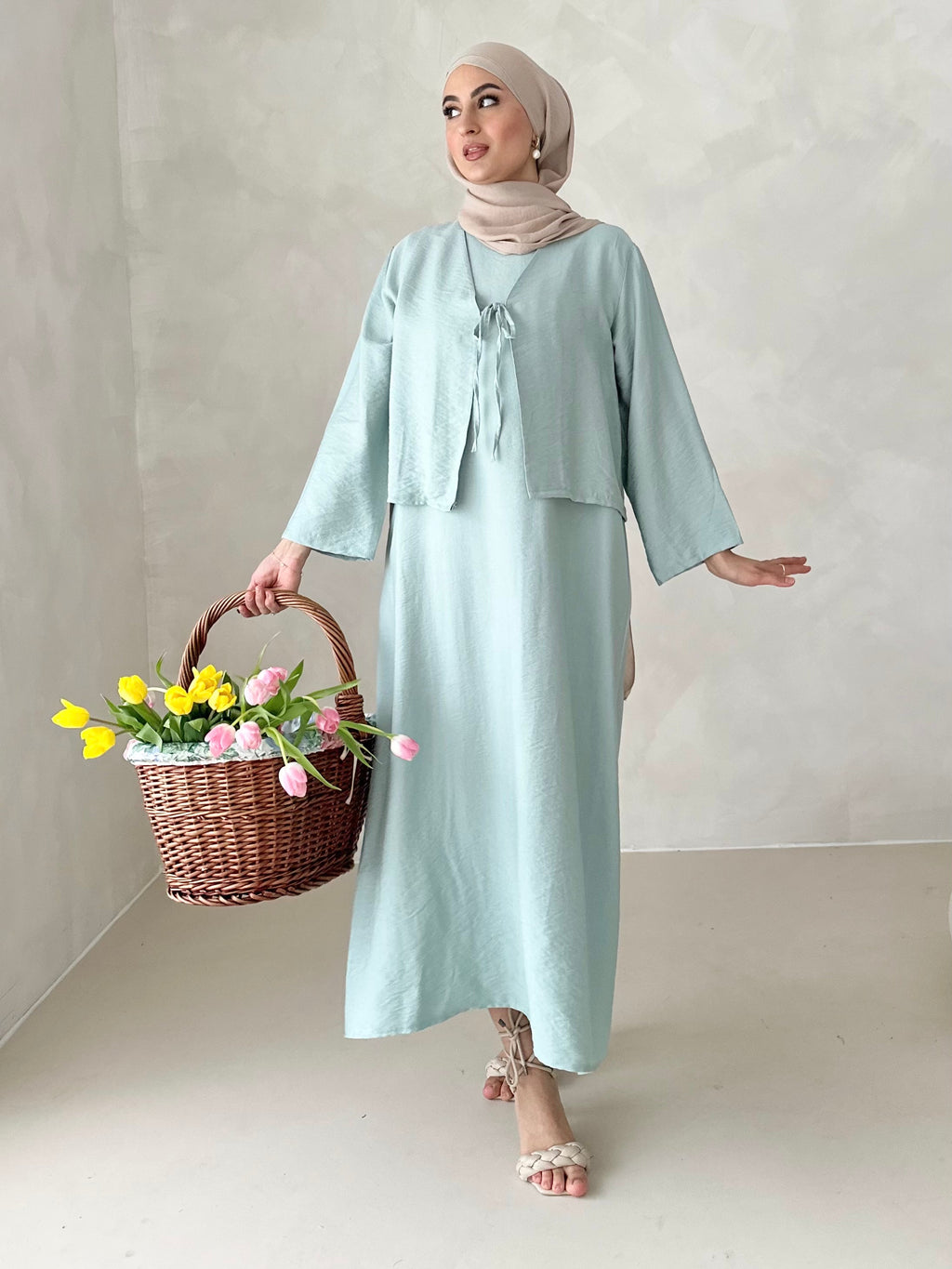 Robe cloche deux pièces