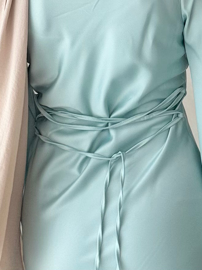 Robe en satin