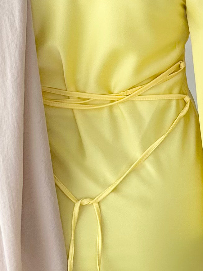 Robe en satin
