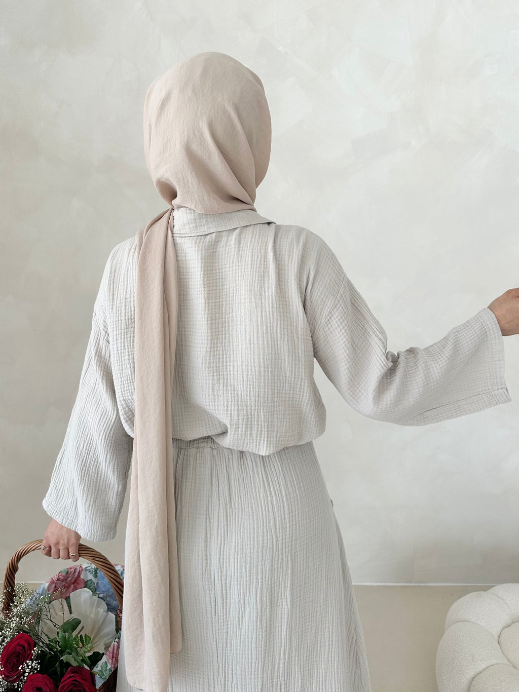 Chemise COURTE en mousseline