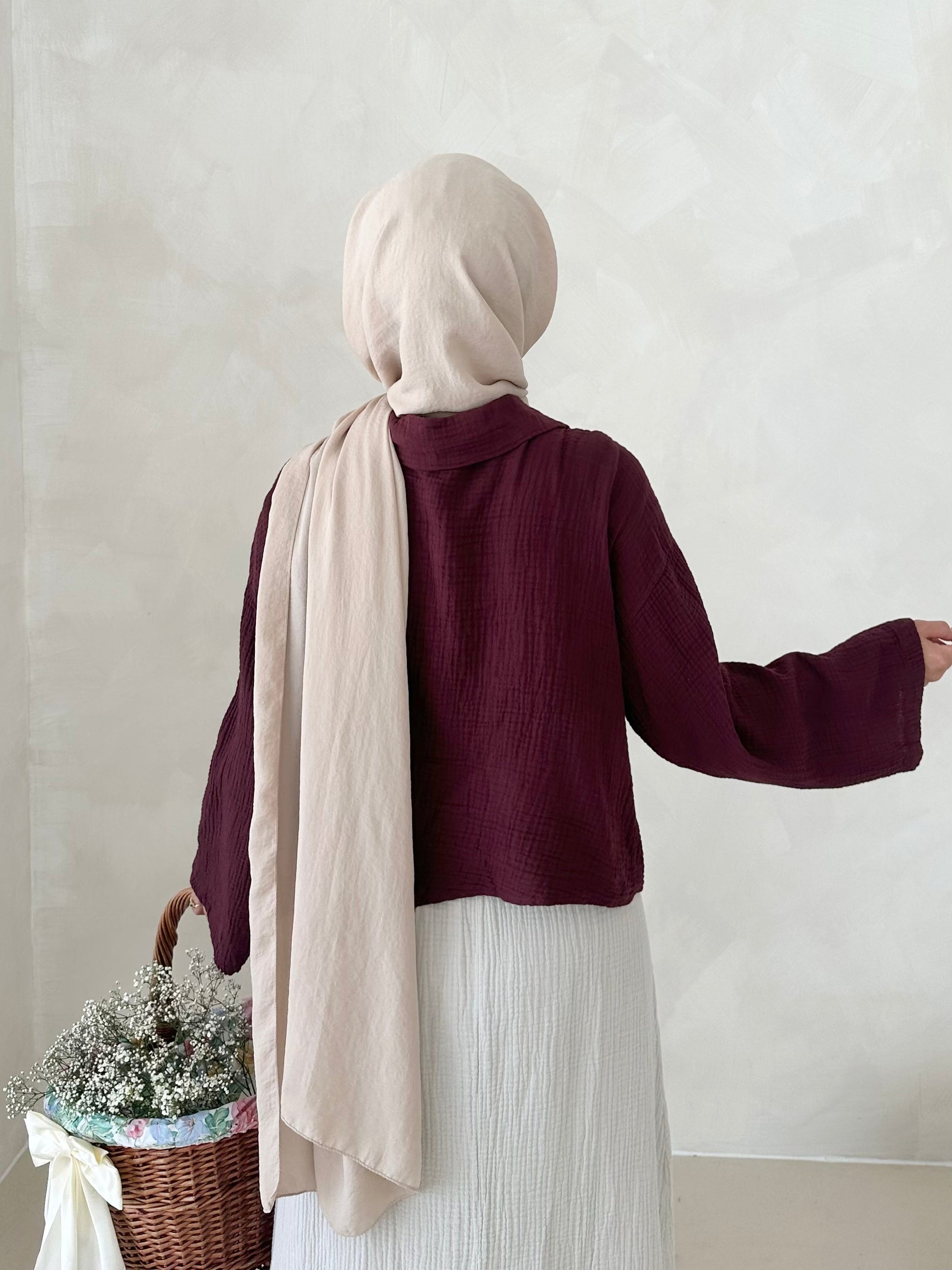 Chemise COURTE en mousseline