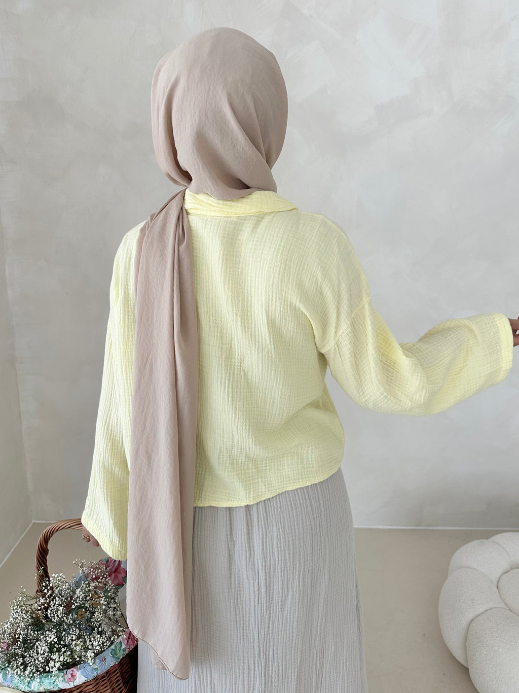 Chemise COURTE en mousseline